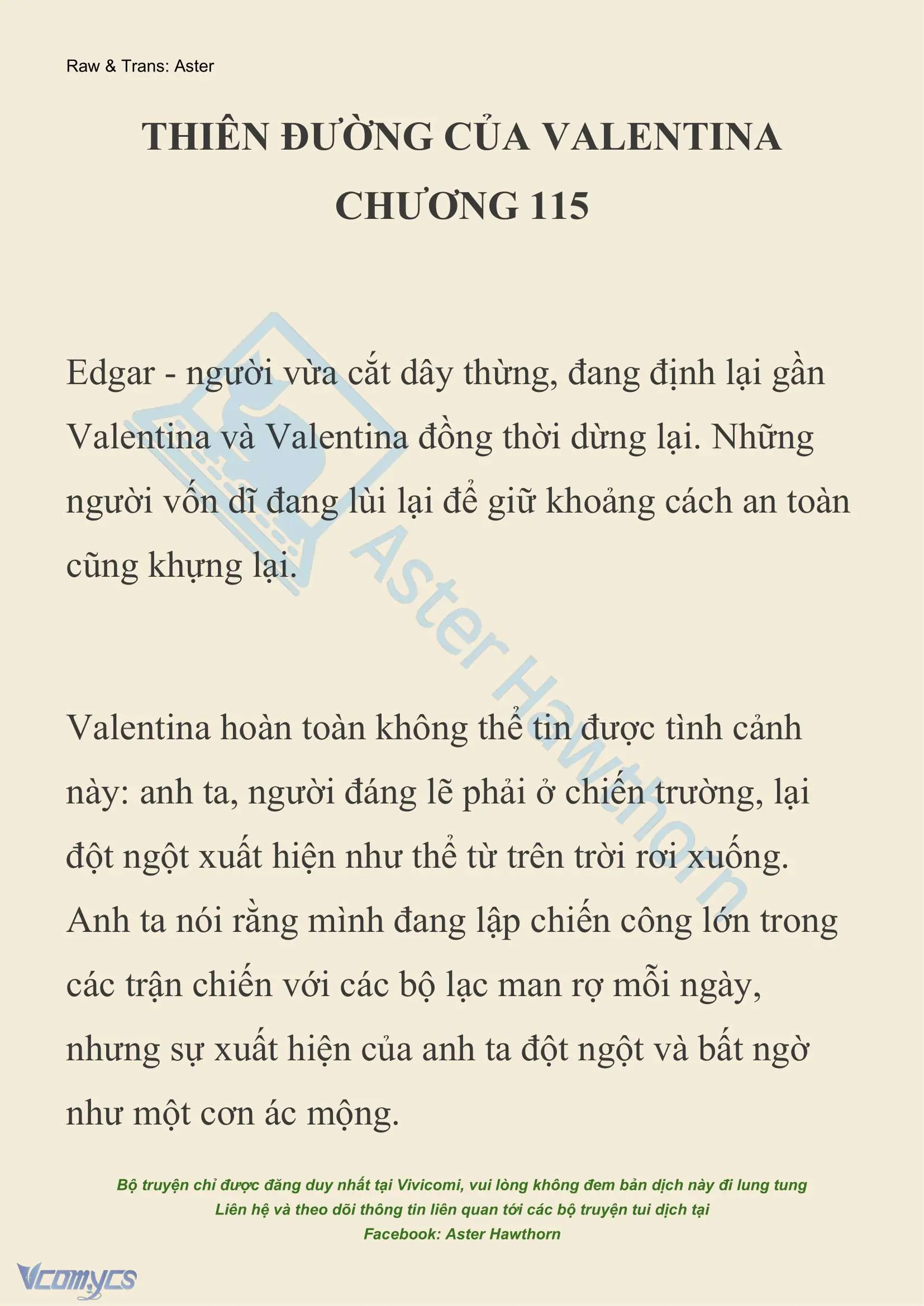 [NOVEL] Thiên Đường Của Valentina Chapter 115 - Trang 2