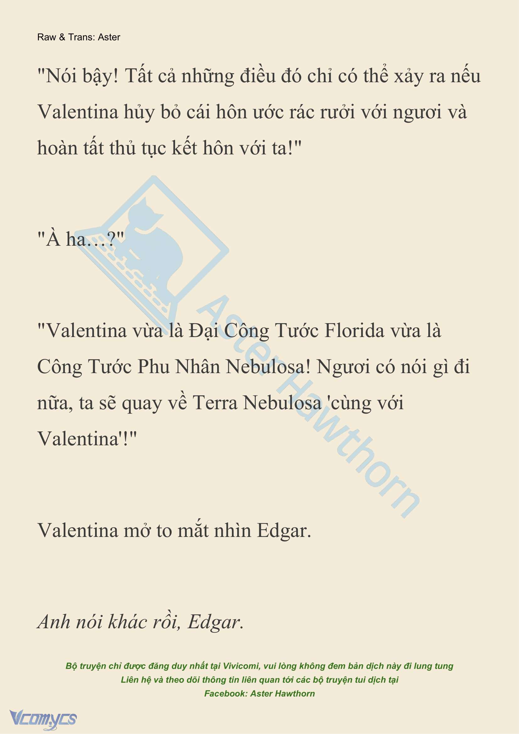 [NOVEL] Thiên Đường Của Valentina Chapter 115 - Trang 20