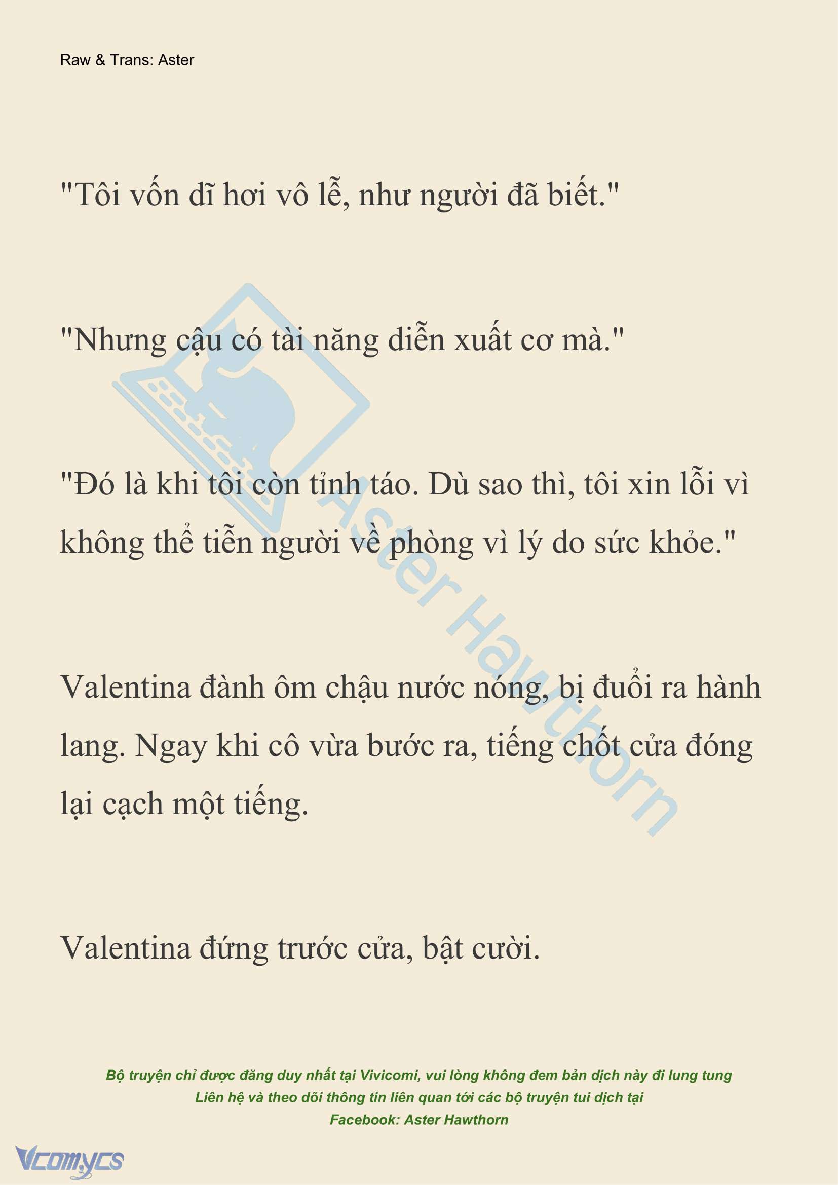 [NOVEL] Thiên Đường Của Valentina Chapter 117 - Trang 10