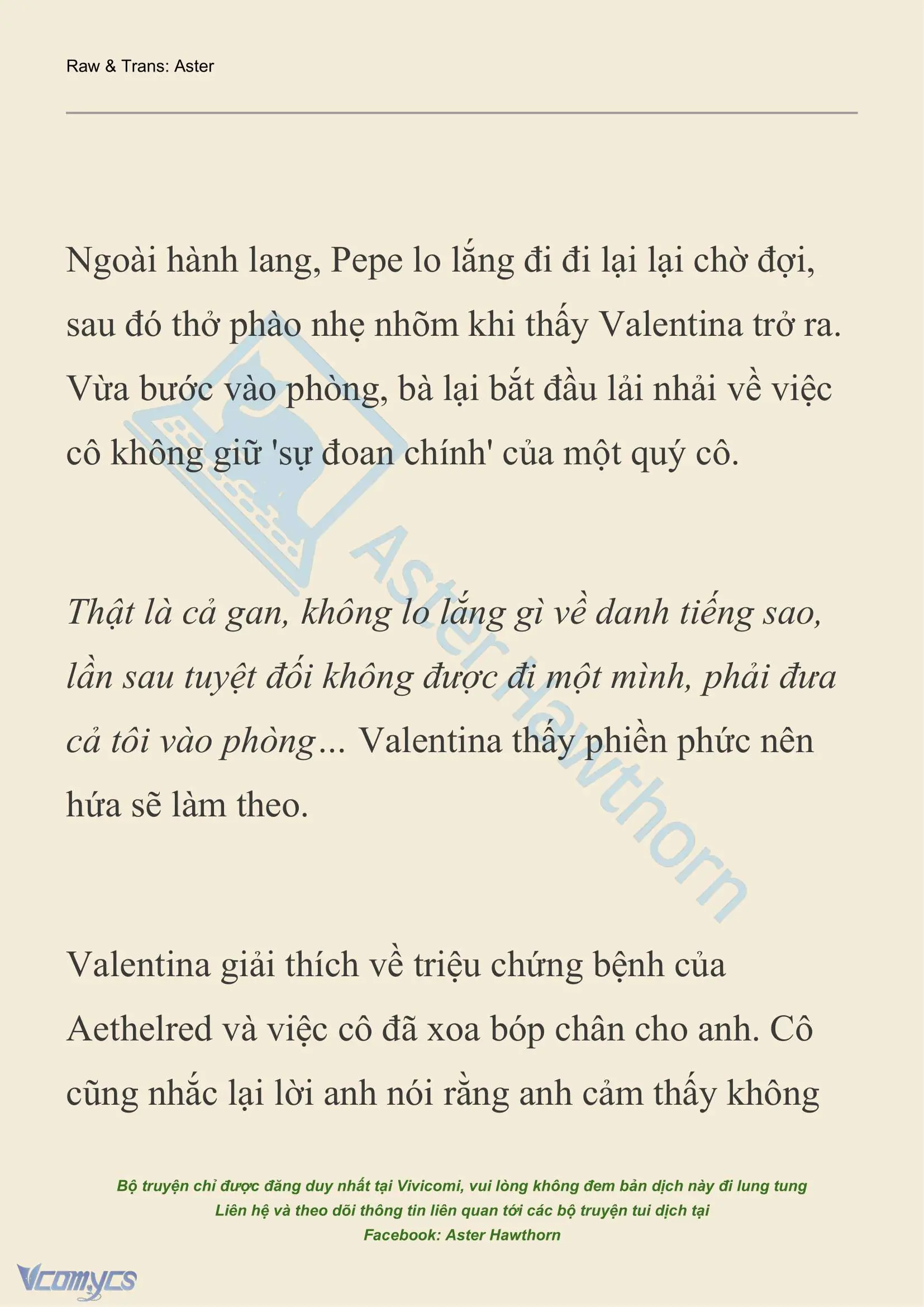 [NOVEL] Thiên Đường Của Valentina Chapter 117 - Trang 11