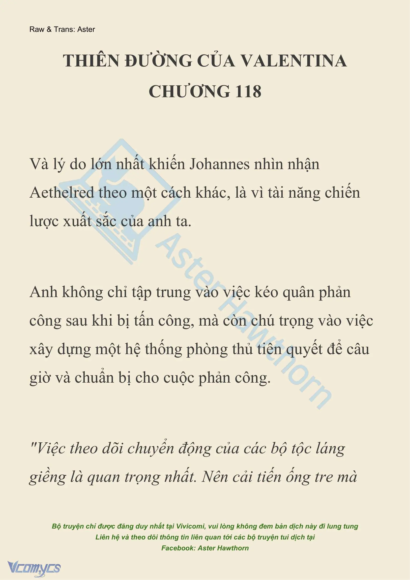 [NOVEL] Thiên Đường Của Valentina Chapter 118 - Trang 2