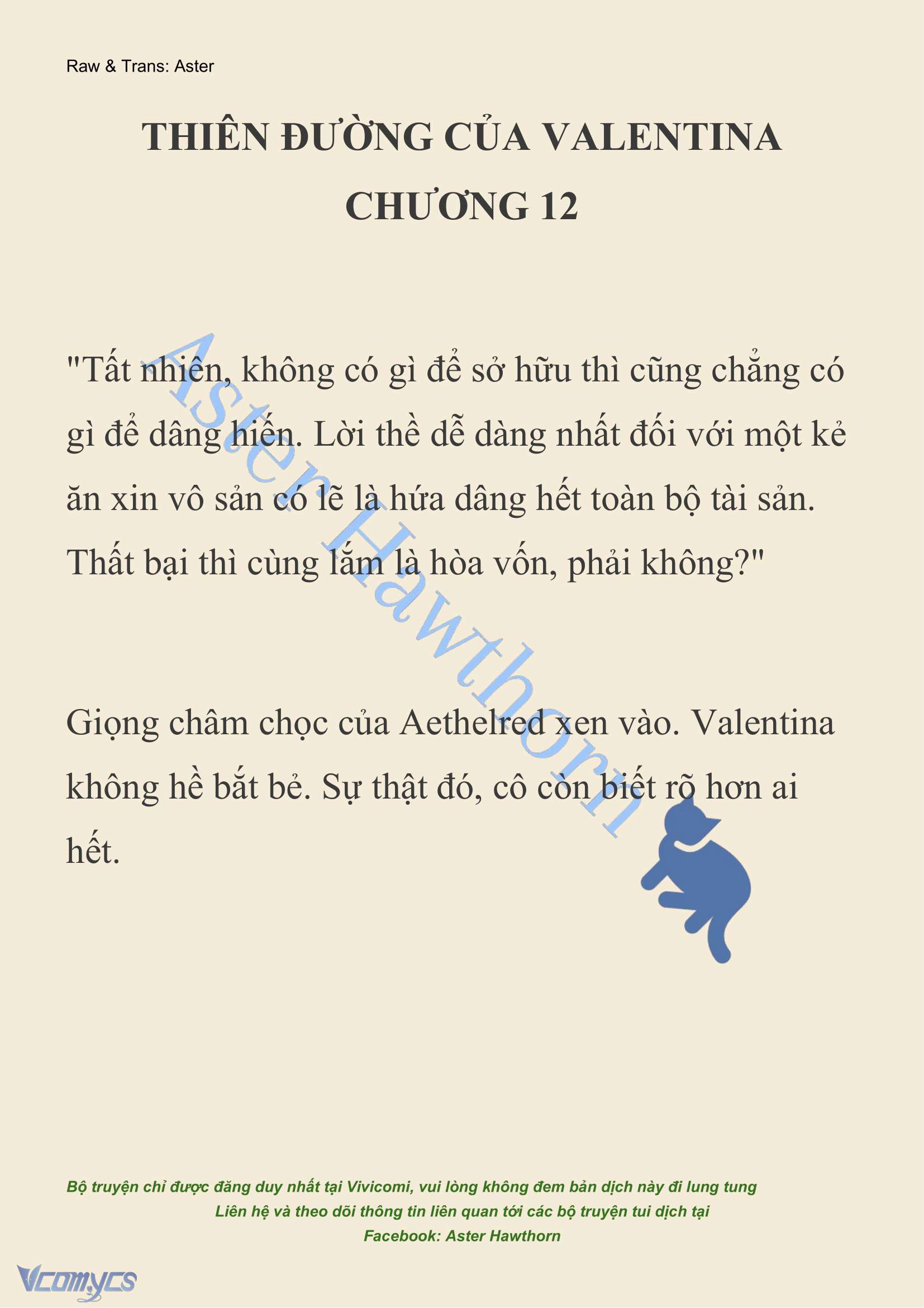 [NOVEL] Thiên Đường Của Valentina Chapter 12 - Trang 3