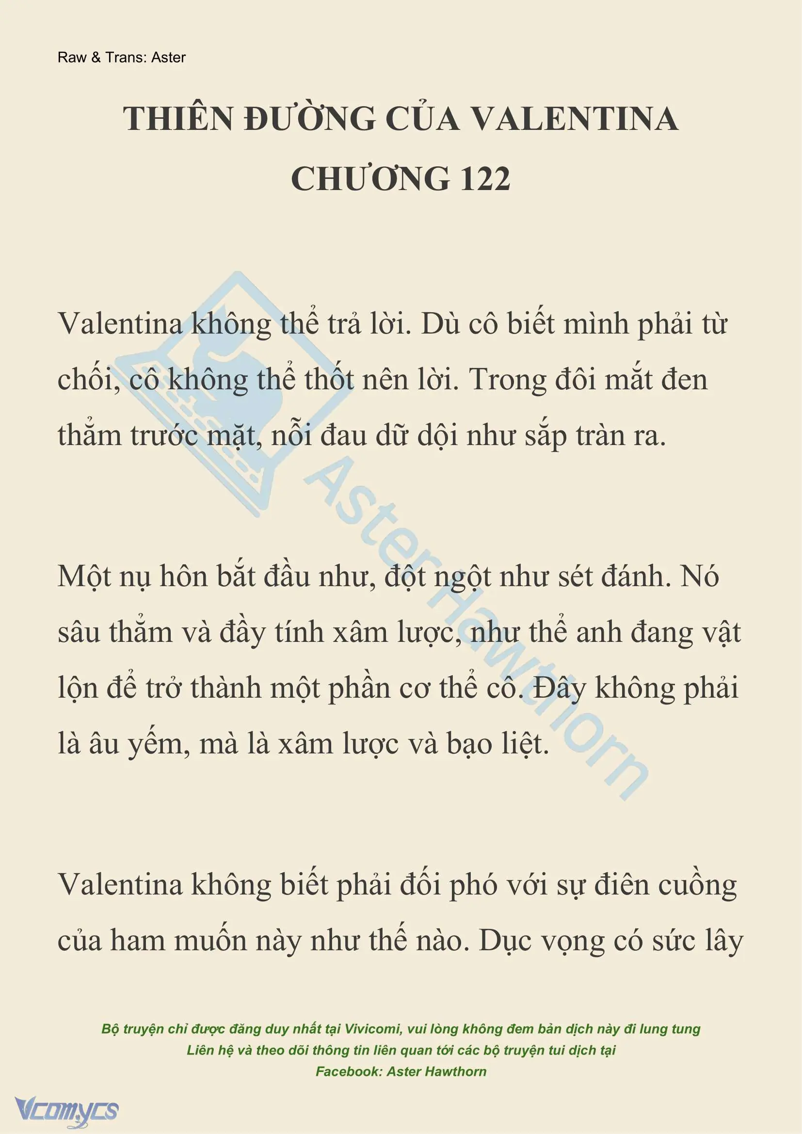 [NOVEL] Thiên Đường Của Valentina Chapter 122 - Trang 2