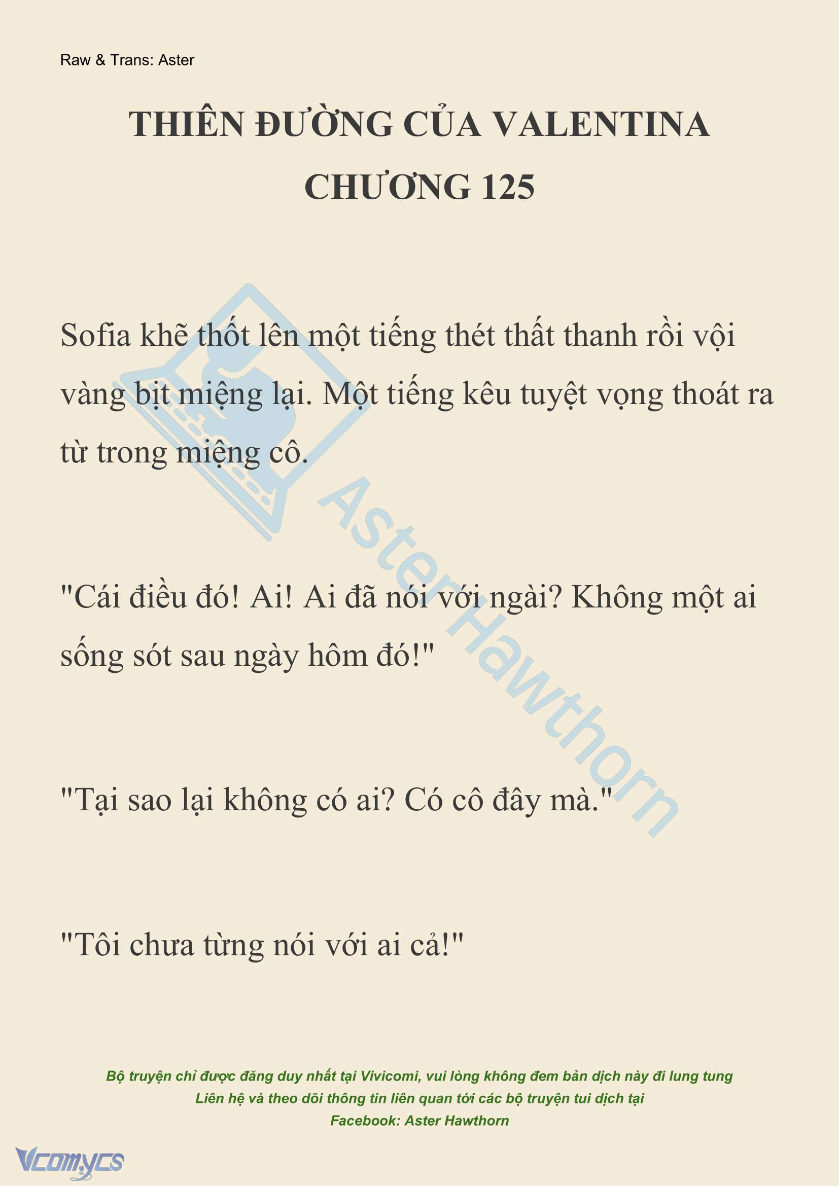 [NOVEL] Thiên Đường Của Valentina Chapter 125 - Trang 2