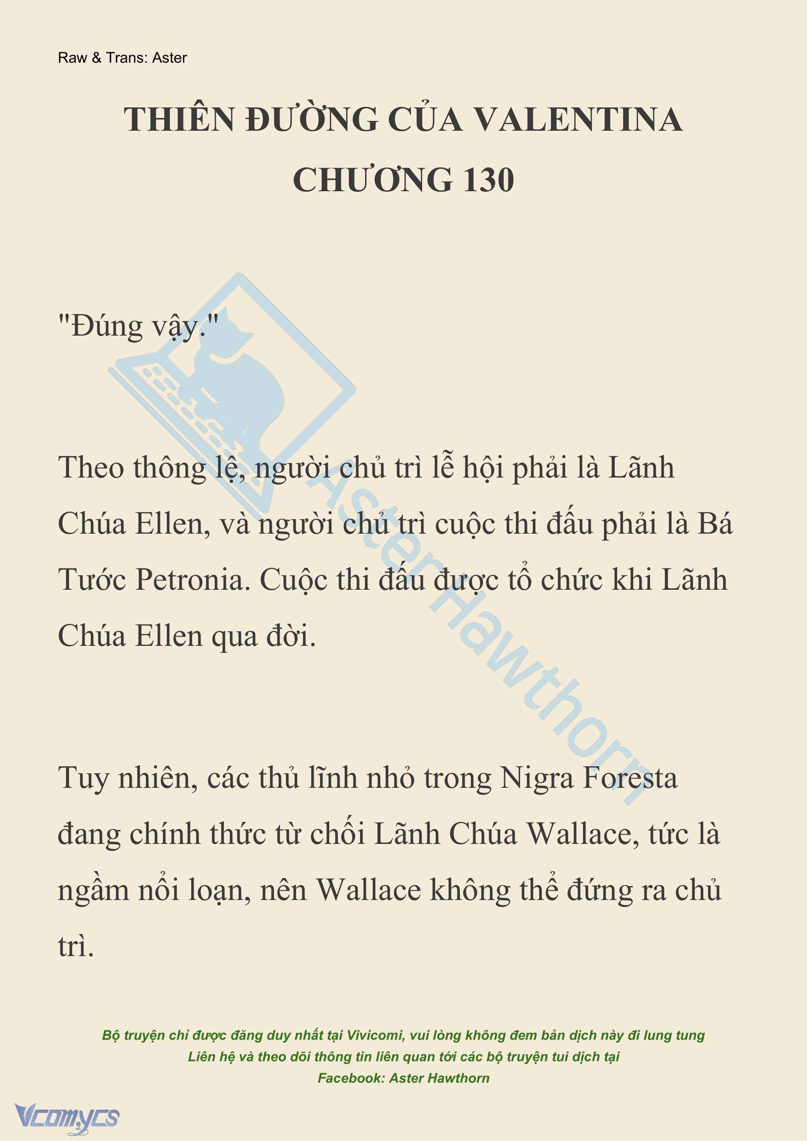 [NOVEL] Thiên Đường Của Valentina Chapter 130 - Trang 2