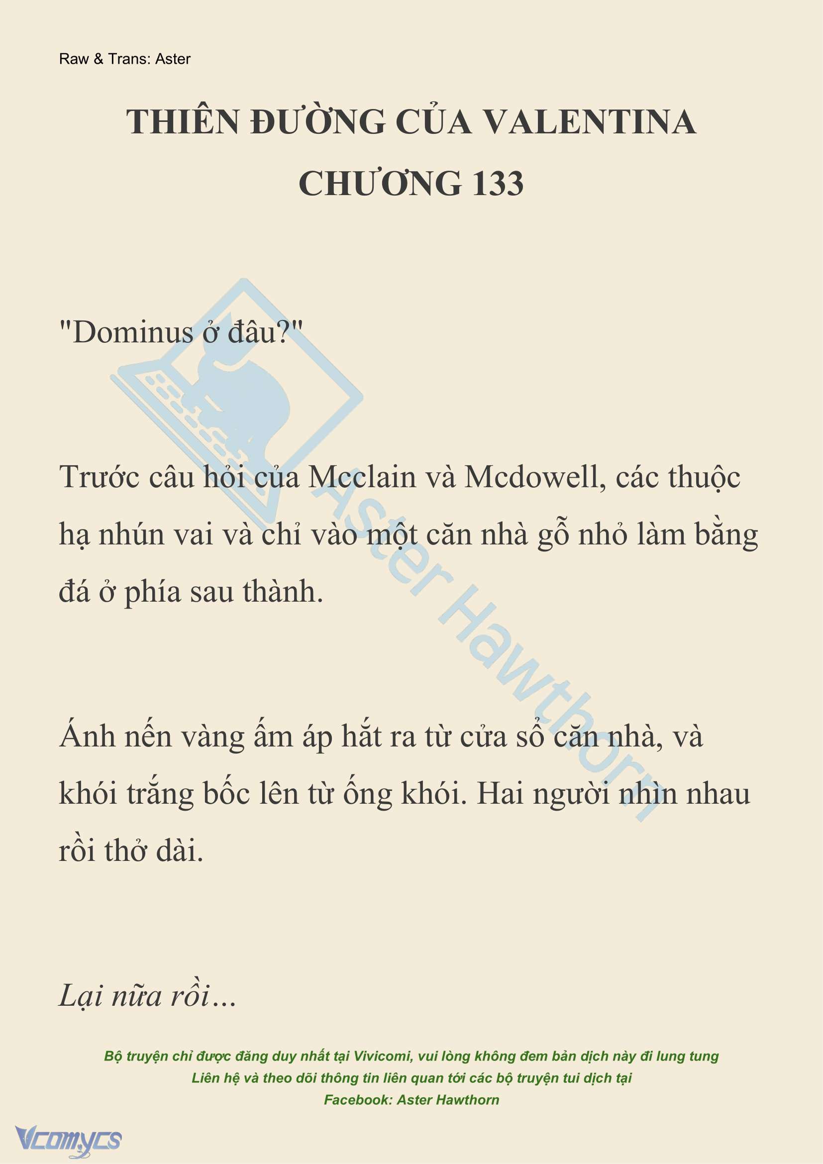 [NOVEL] Thiên Đường Của Valentina Chapter 133 - Trang 2
