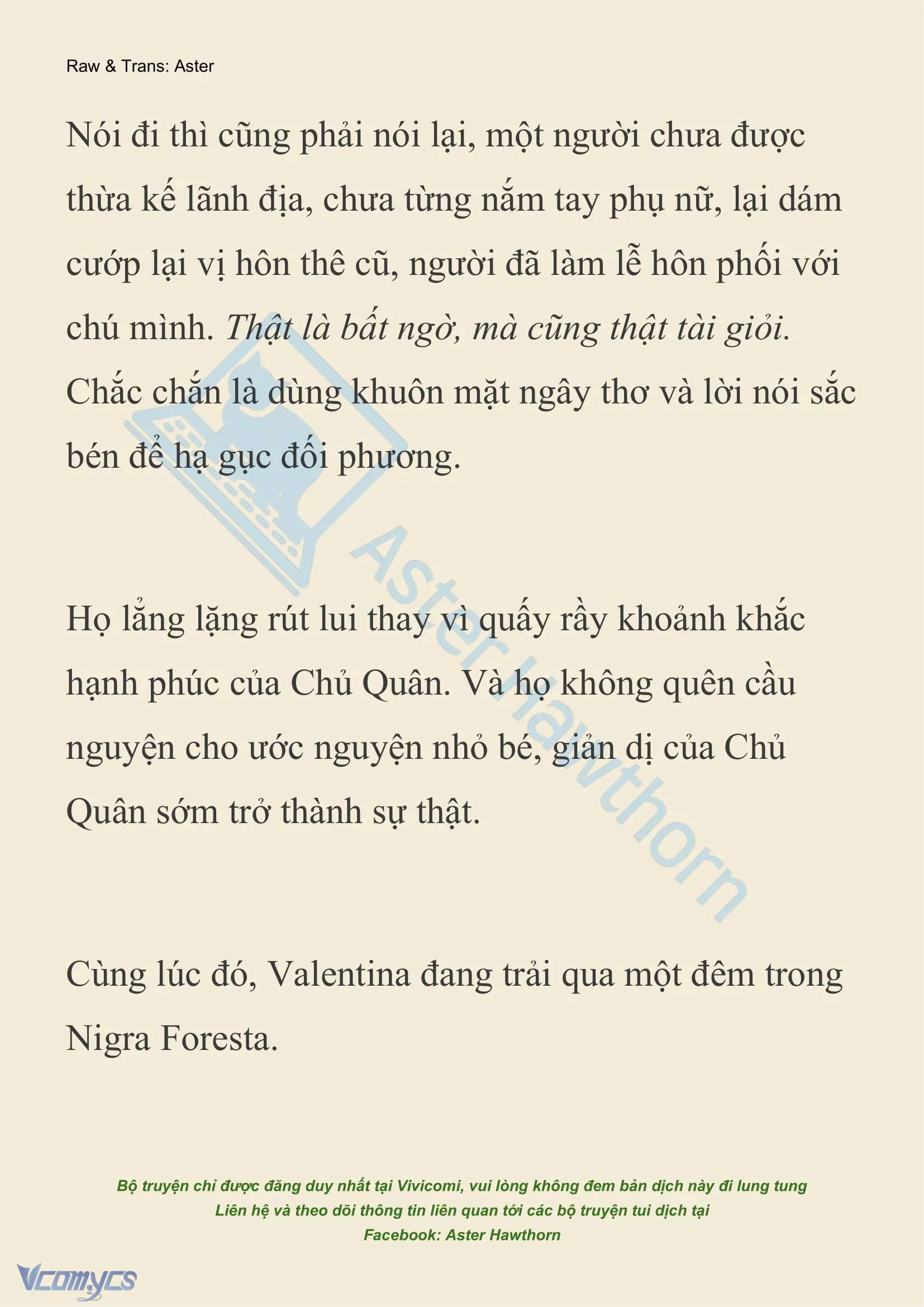[NOVEL] Thiên Đường Của Valentina Chapter 133 - Trang 5
