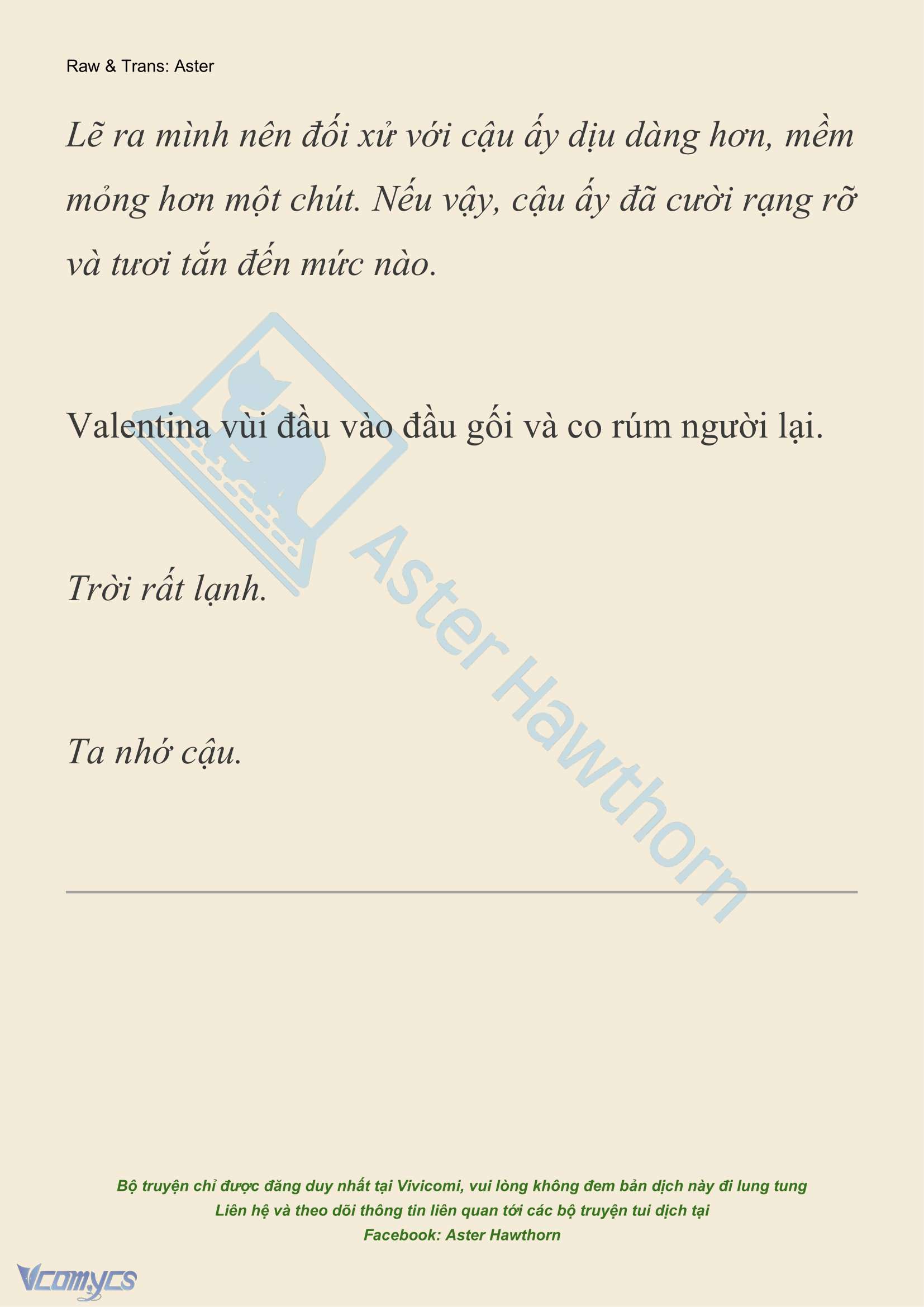 [NOVEL] Thiên Đường Của Valentina Chapter 133 - Trang 8