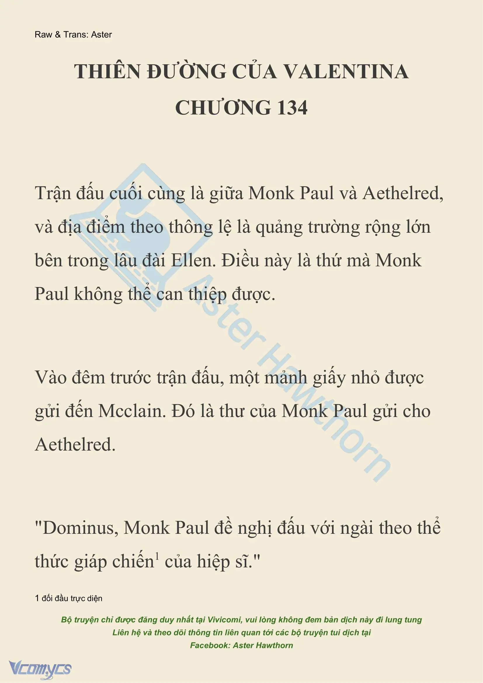 [NOVEL] Thiên Đường Của Valentina Chapter 134 - Trang 2