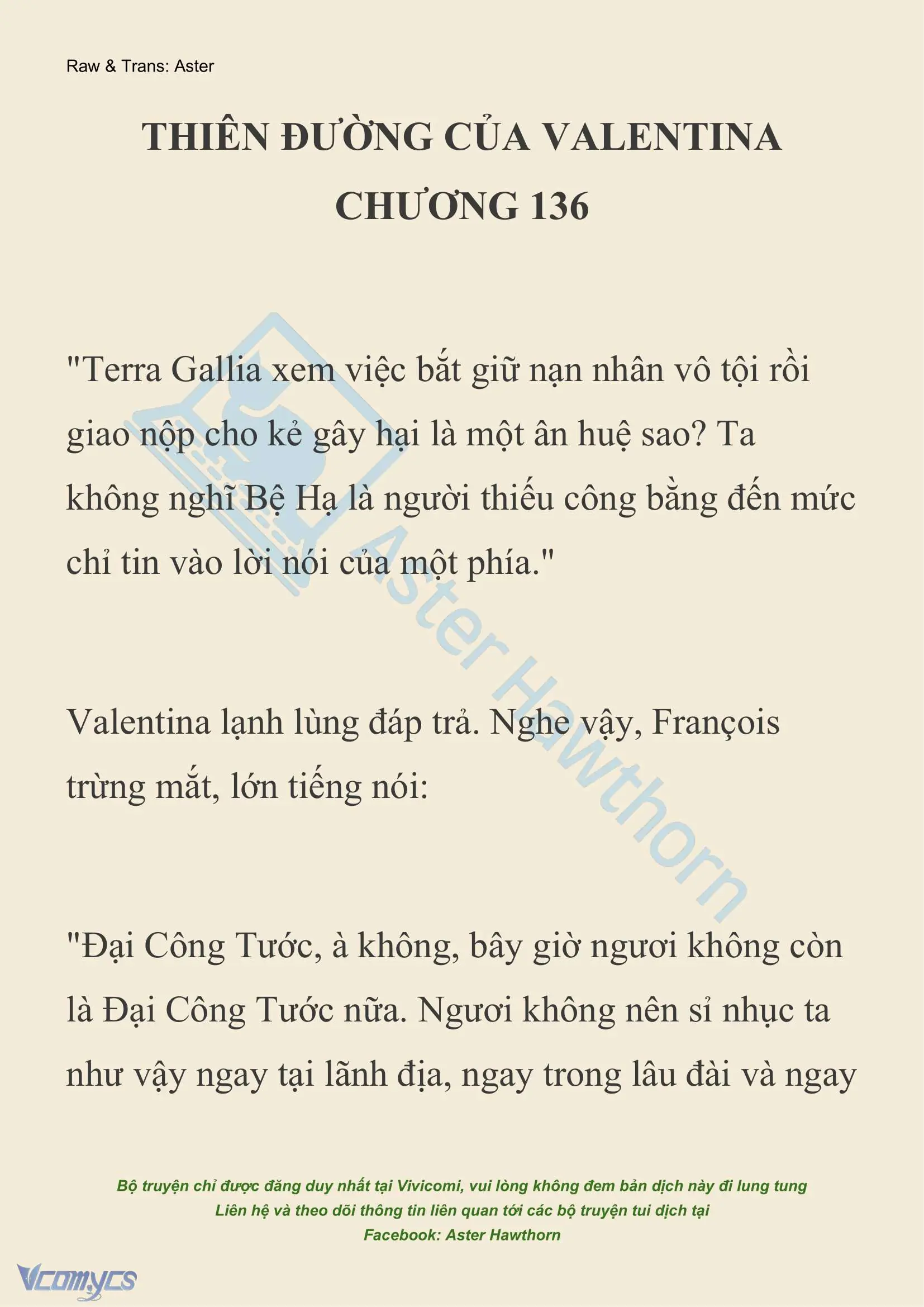 [NOVEL] Thiên Đường Của Valentina Chapter 136 - Trang 2