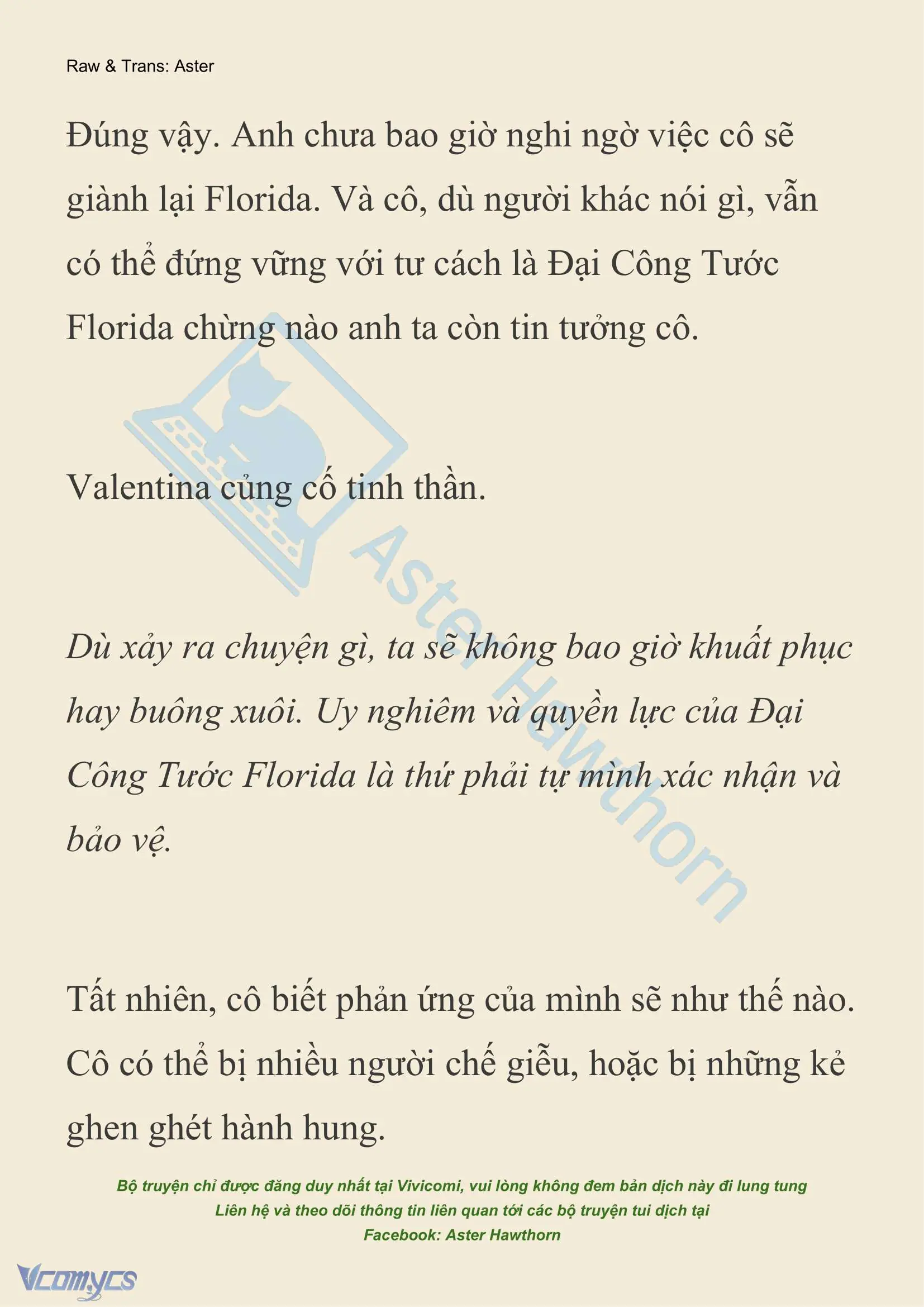 [NOVEL] Thiên Đường Của Valentina Chapter 136 - Trang 9