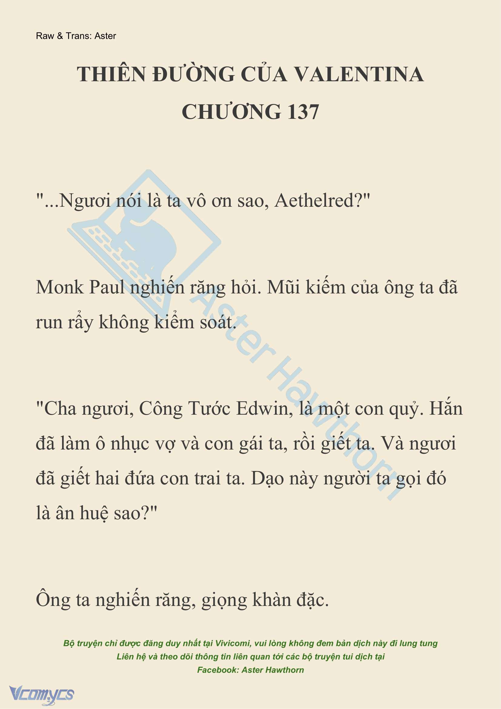 [NOVEL] Thiên Đường Của Valentina Chapter 137 - Trang 2