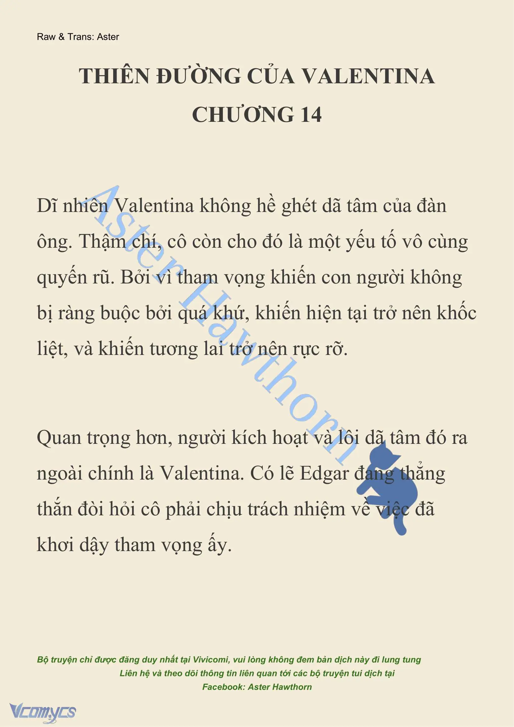[NOVEL] Thiên Đường Của Valentina Chapter 14 - Trang 3