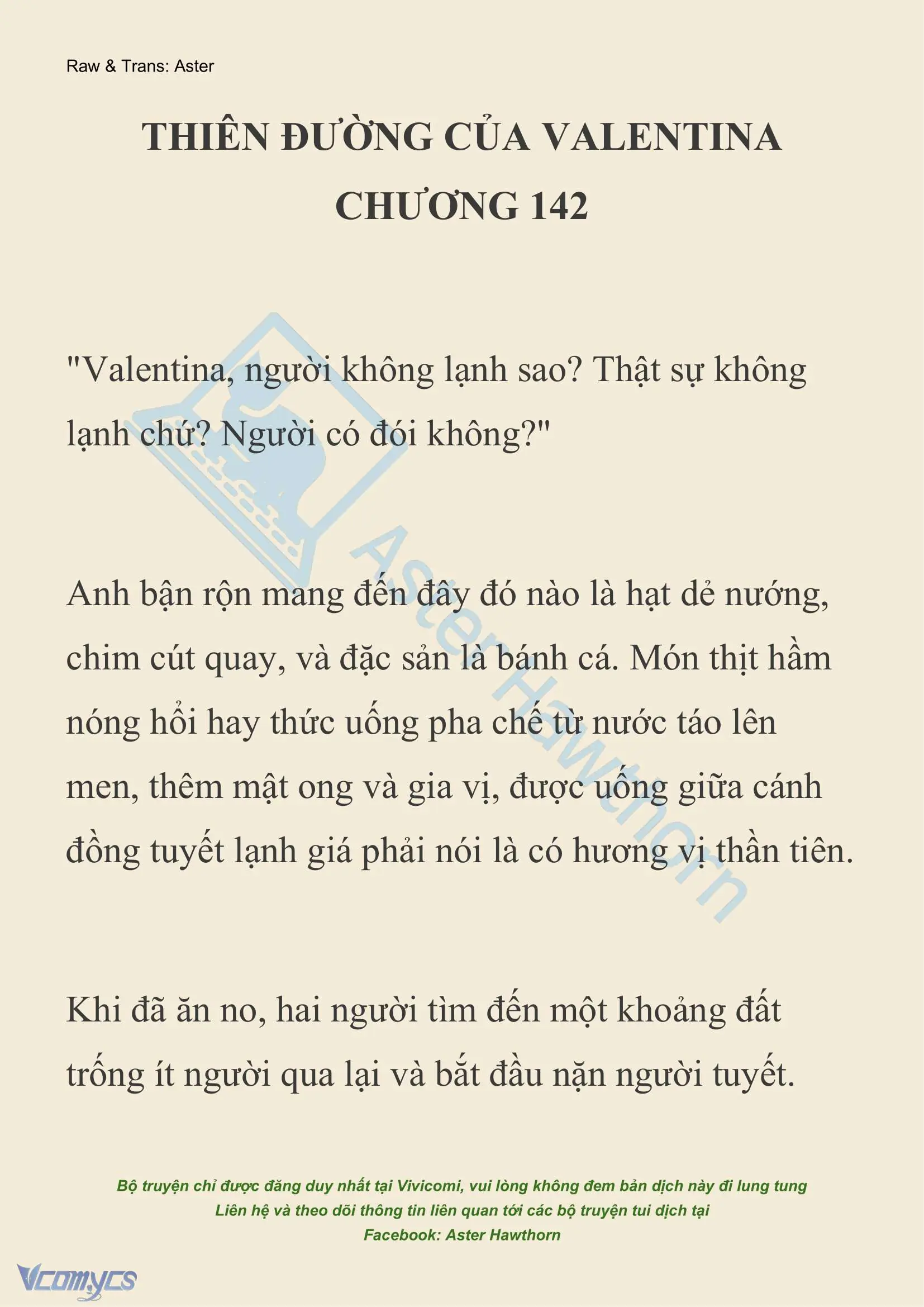 [NOVEL] Thiên Đường Của Valentina Chapter 142 - Trang 2
