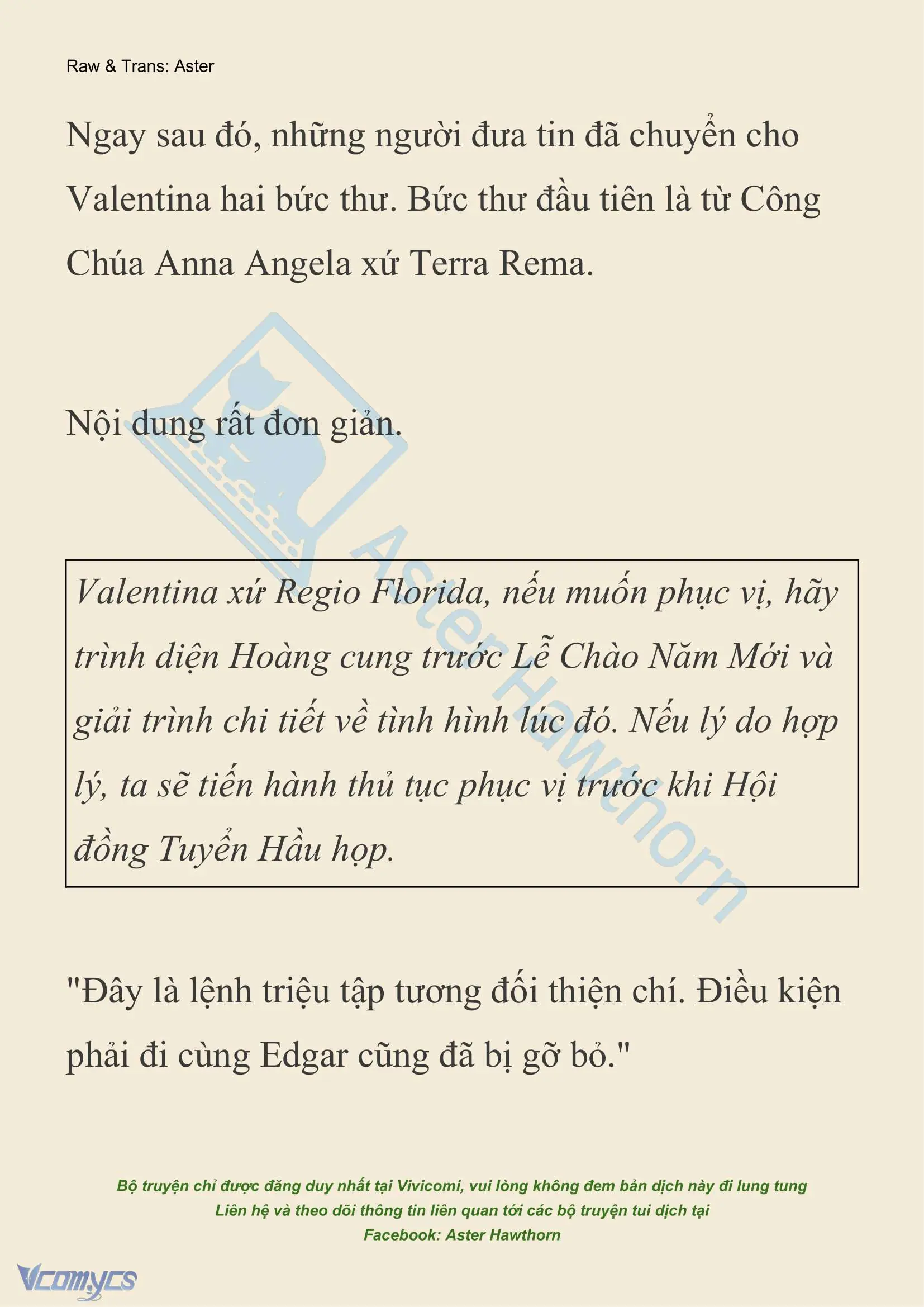 [NOVEL] Thiên Đường Của Valentina Chapter 143 - Trang 19