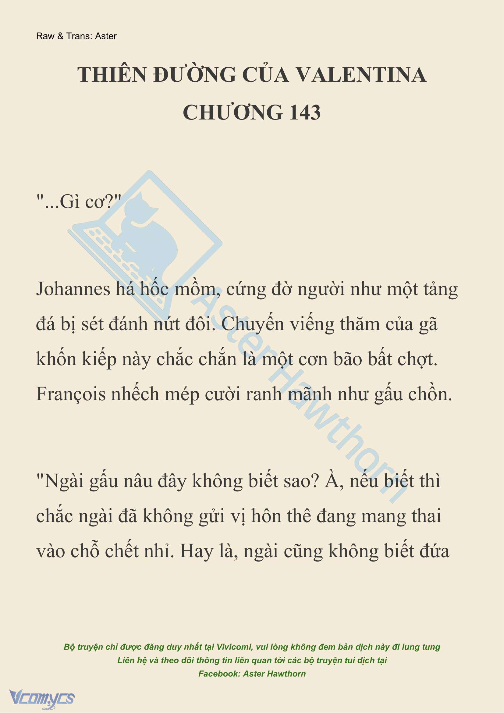[NOVEL] Thiên Đường Của Valentina Chapter 143 - Trang 2