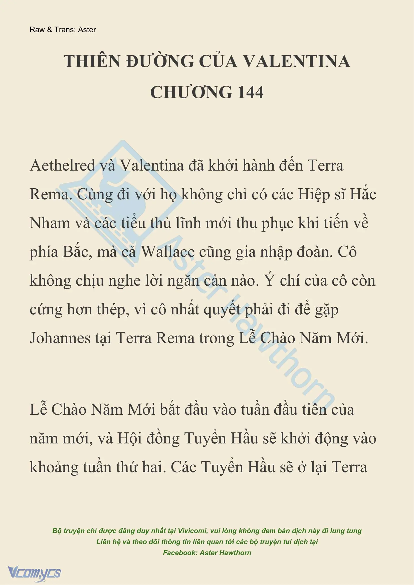 [NOVEL] Thiên Đường Của Valentina Chapter 144 - Trang 2