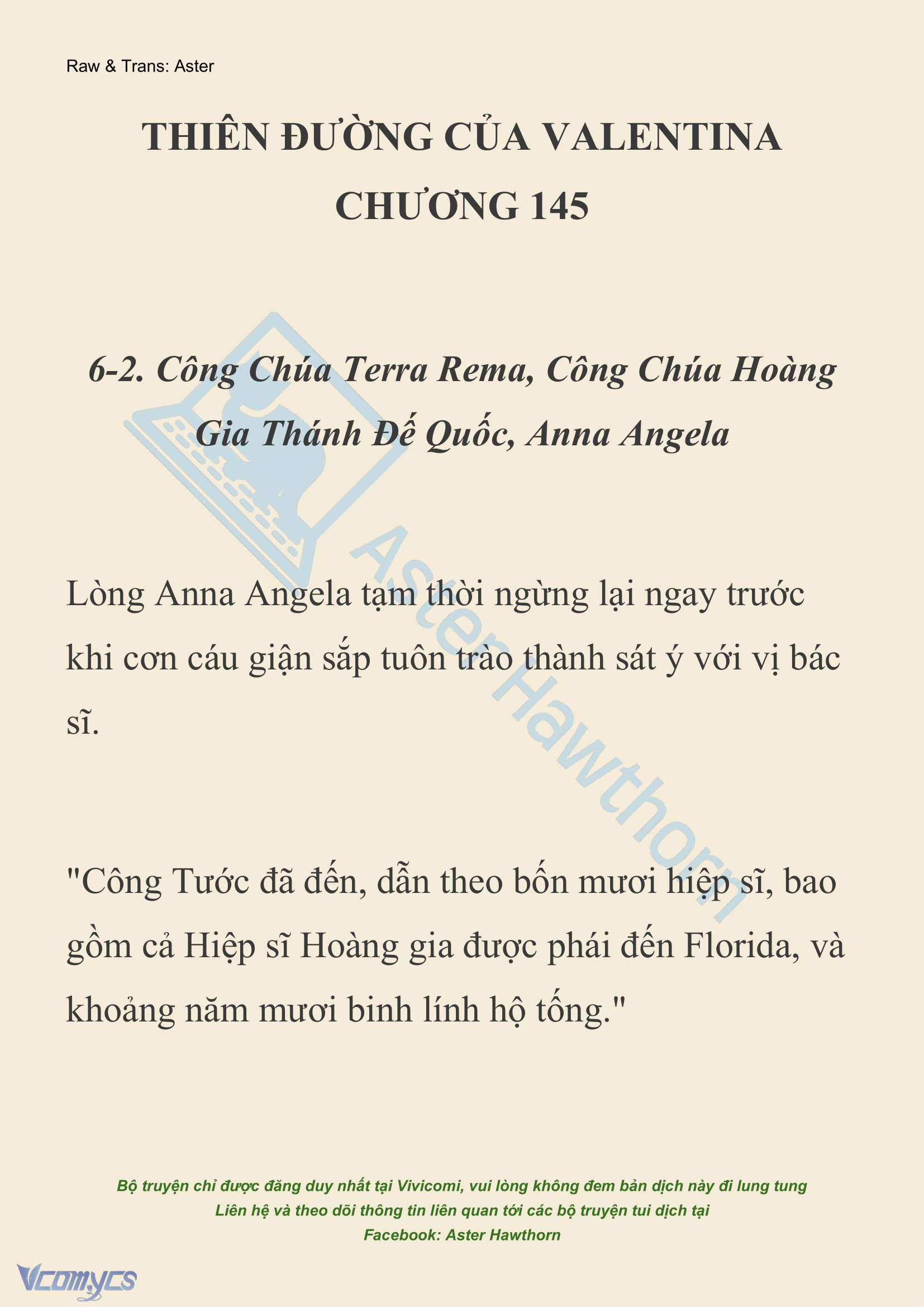 [NOVEL] Thiên Đường Của Valentina Chapter 145 - Trang 2