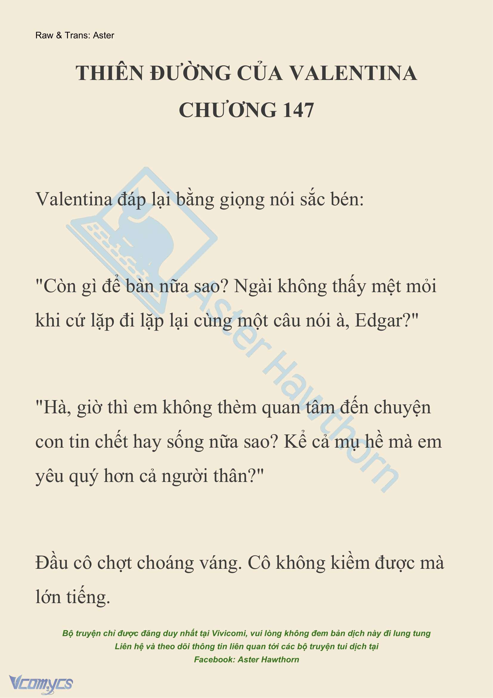 [NOVEL] Thiên Đường Của Valentina Chapter 147 - Trang 2