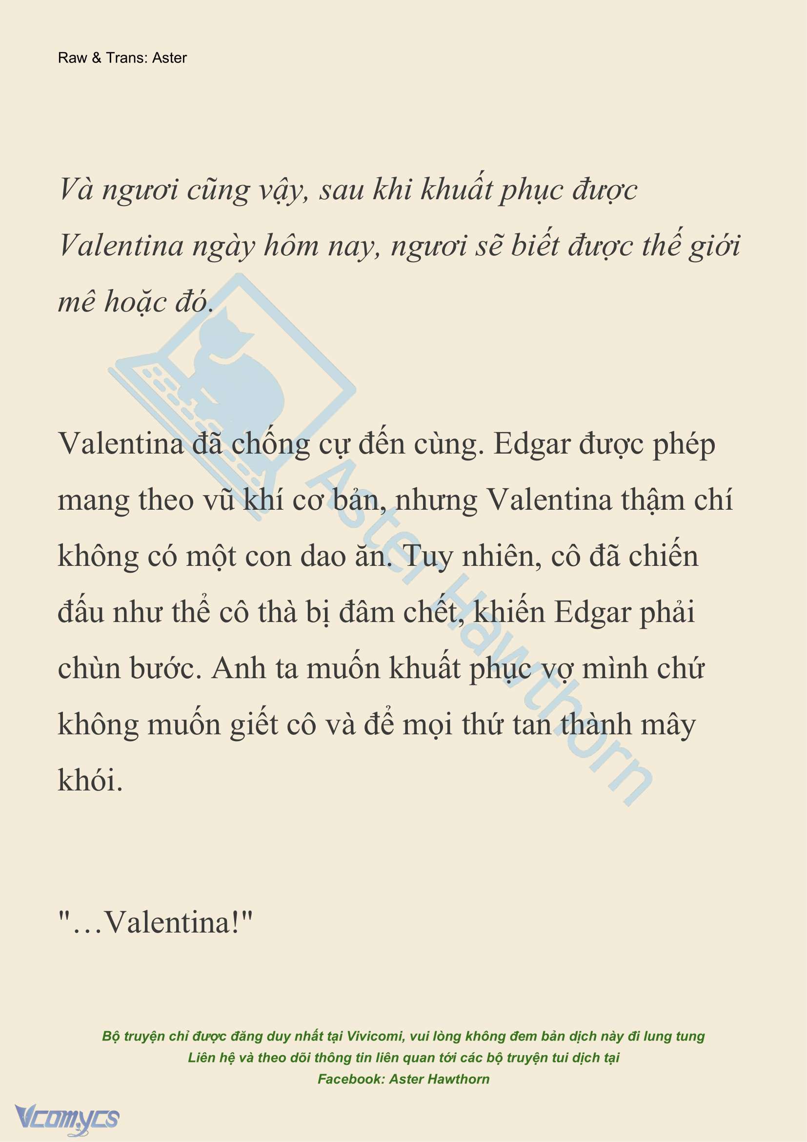 [NOVEL] Thiên Đường Của Valentina Chapter 148 - Trang 9