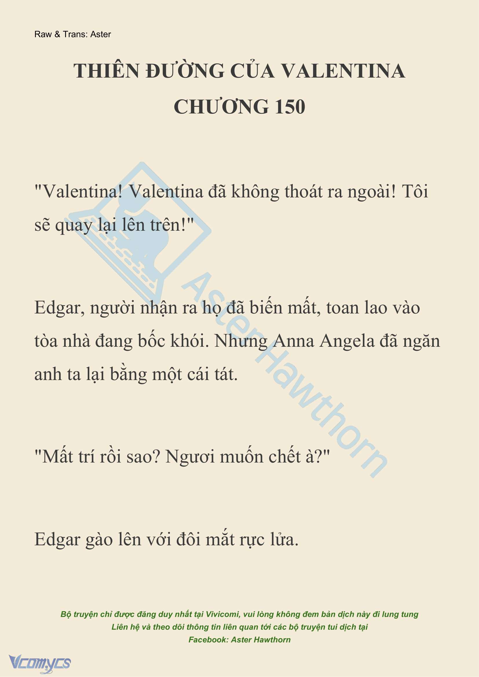 [NOVEL] Thiên Đường Của Valentina Chapter 150 - Trang 2