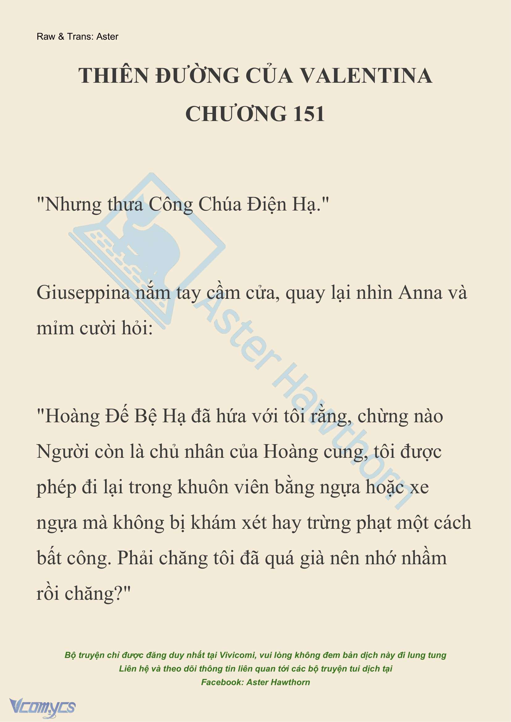 [NOVEL] Thiên Đường Của Valentina Chapter 151 - Trang 2