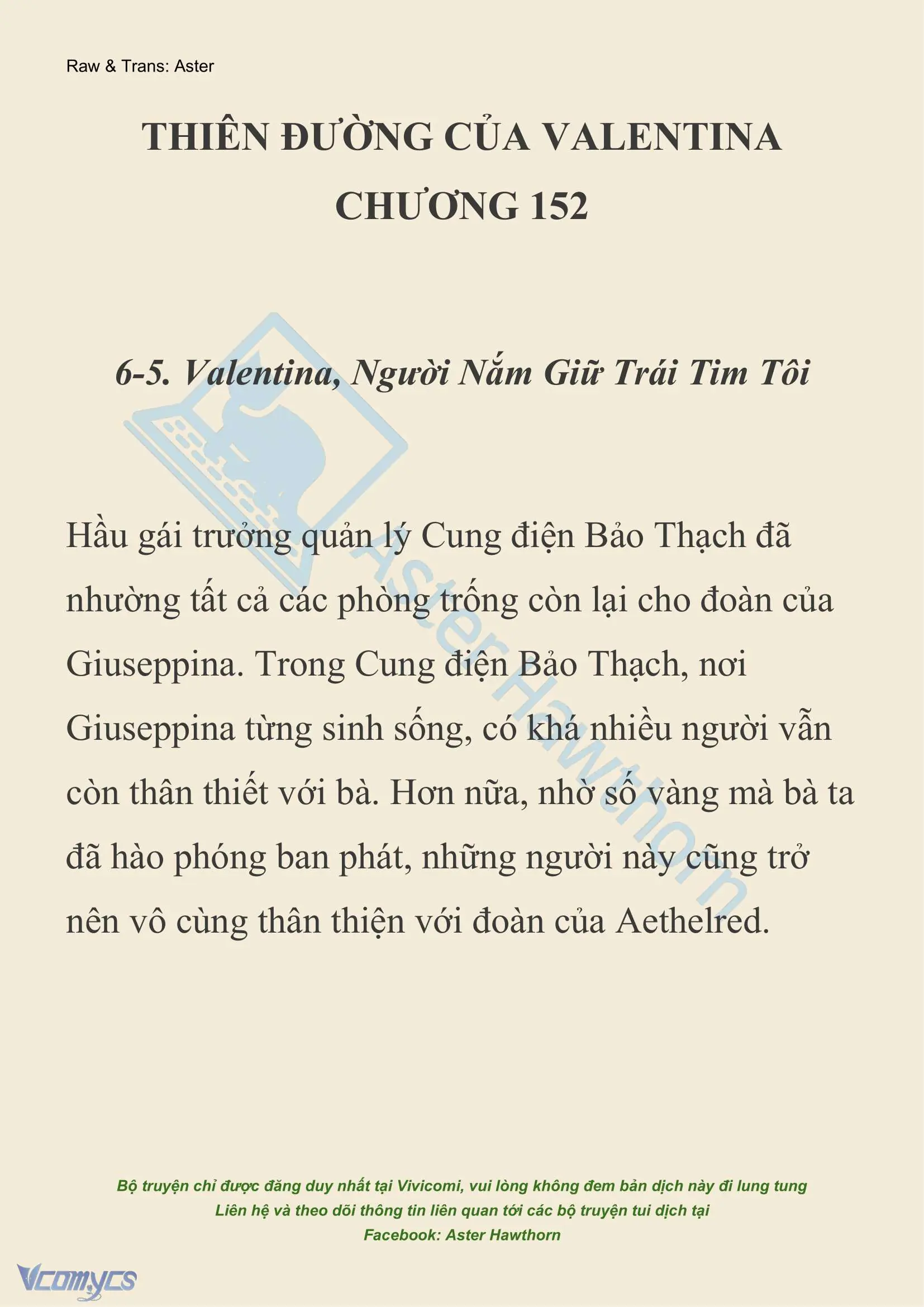 [NOVEL] Thiên Đường Của Valentina Chapter 152 - Trang 2