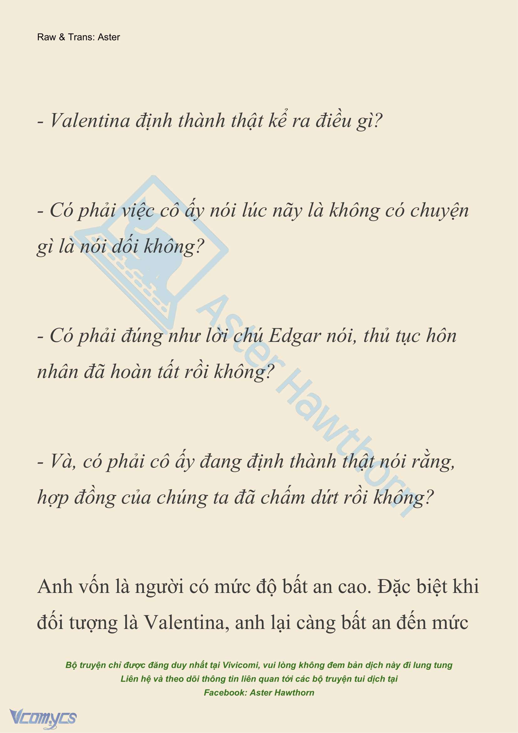 [NOVEL] Thiên Đường Của Valentina Chapter 154 - Trang 9
