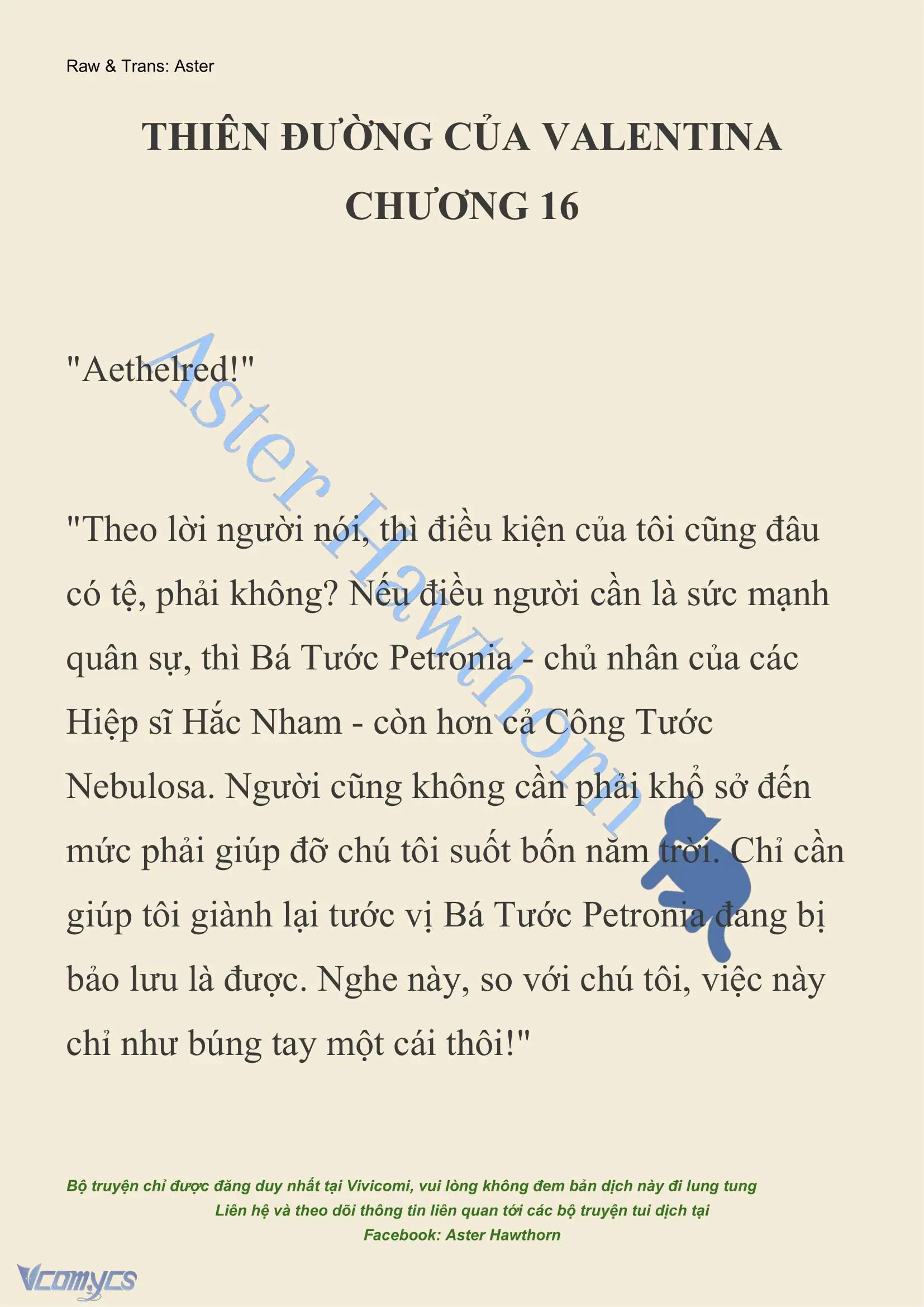 [NOVEL] Thiên Đường Của Valentina Chapter 16 - Trang 3