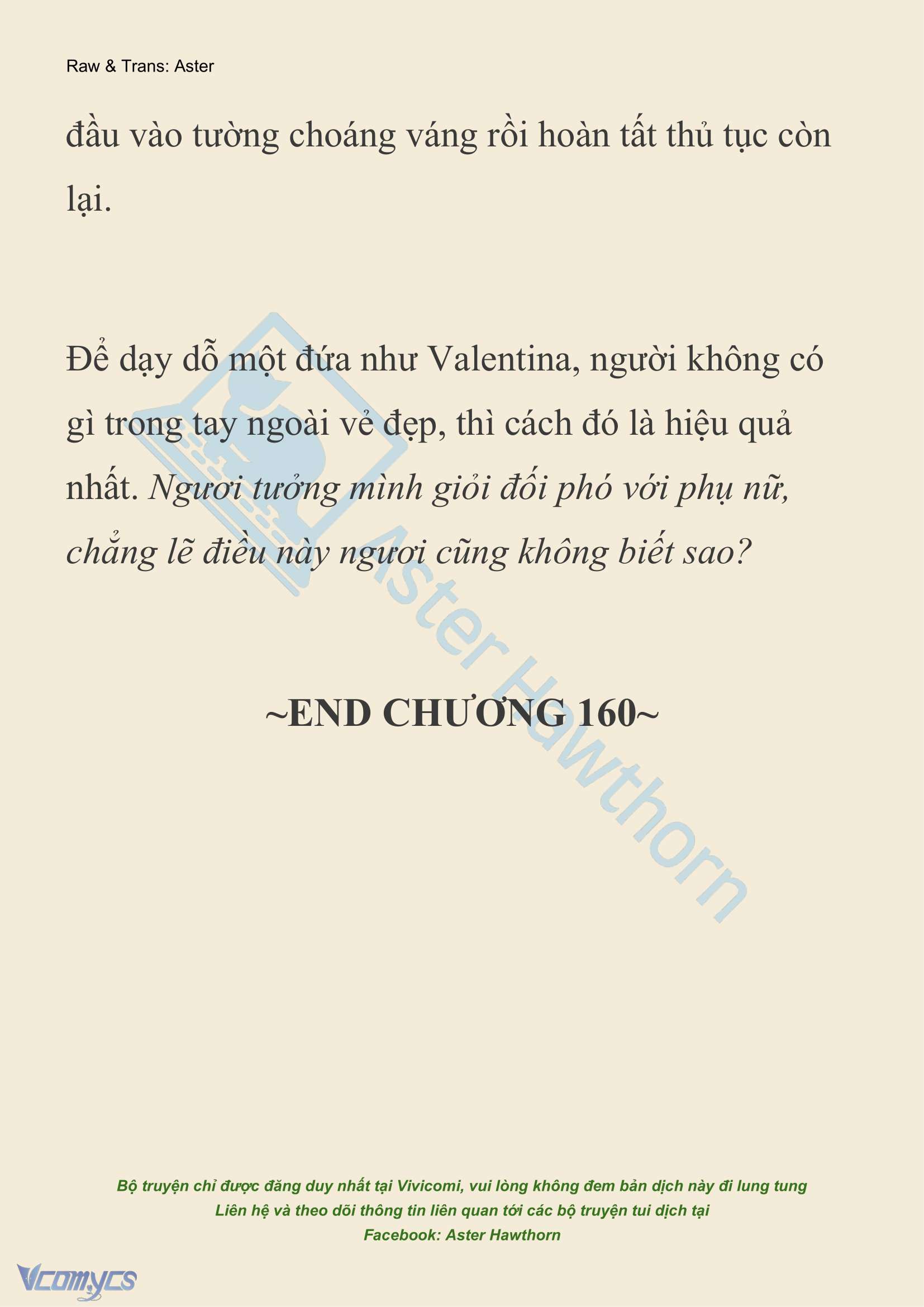 [NOVEL] Thiên Đường Của Valentina Chapter 160 - Trang 22