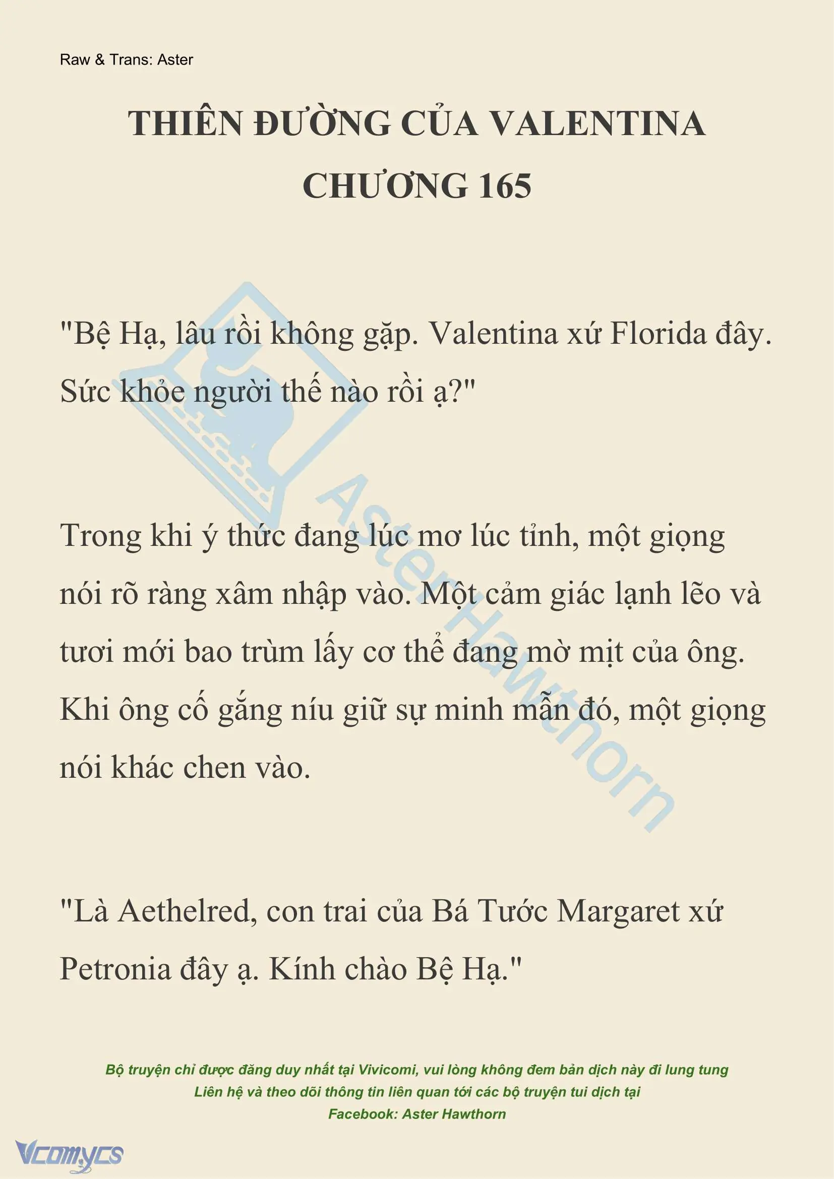 [NOVEL] Thiên Đường Của Valentina Chapter 165 - Trang 2