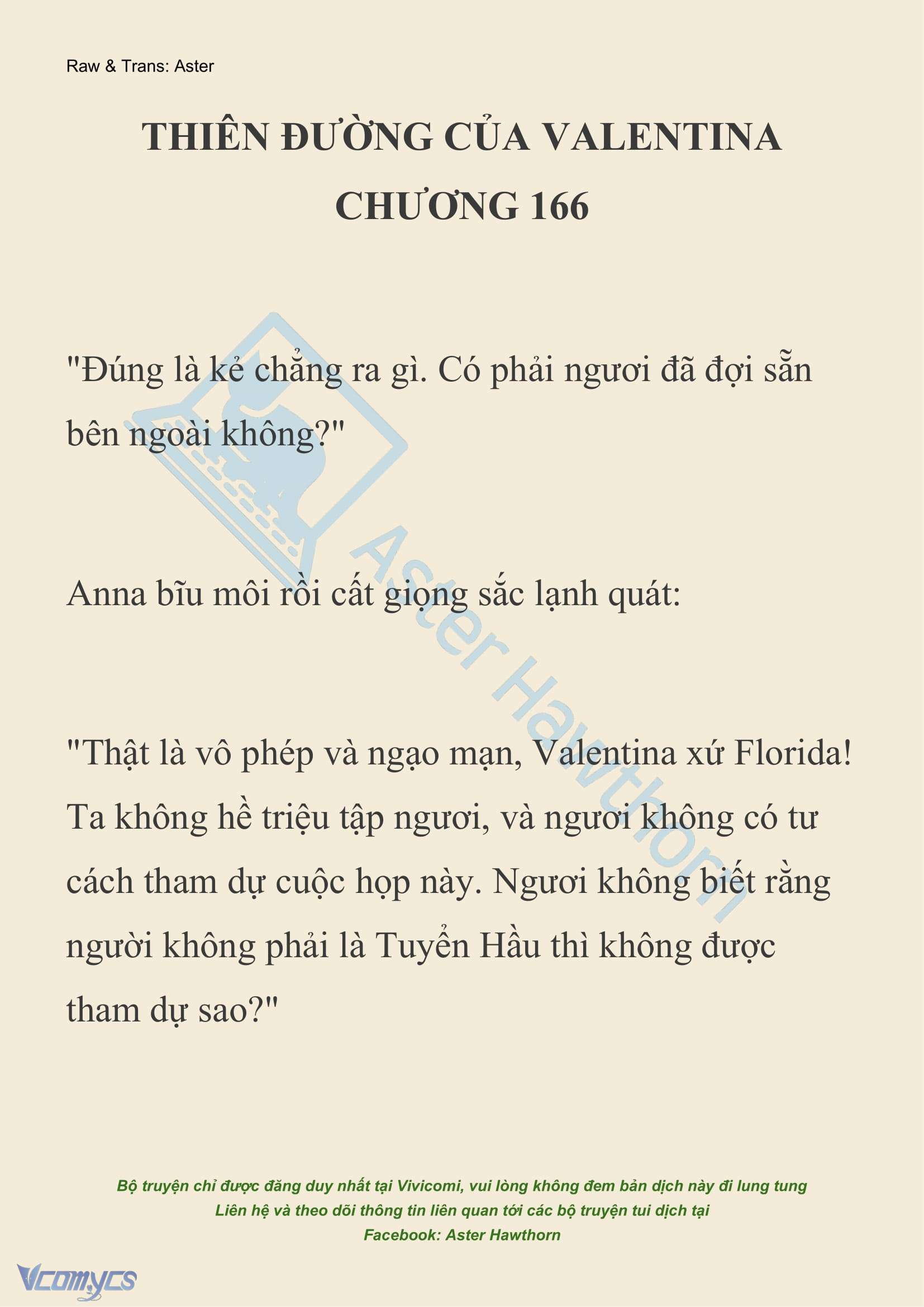 [NOVEL] Thiên Đường Của Valentina Chapter 166 - Trang 2