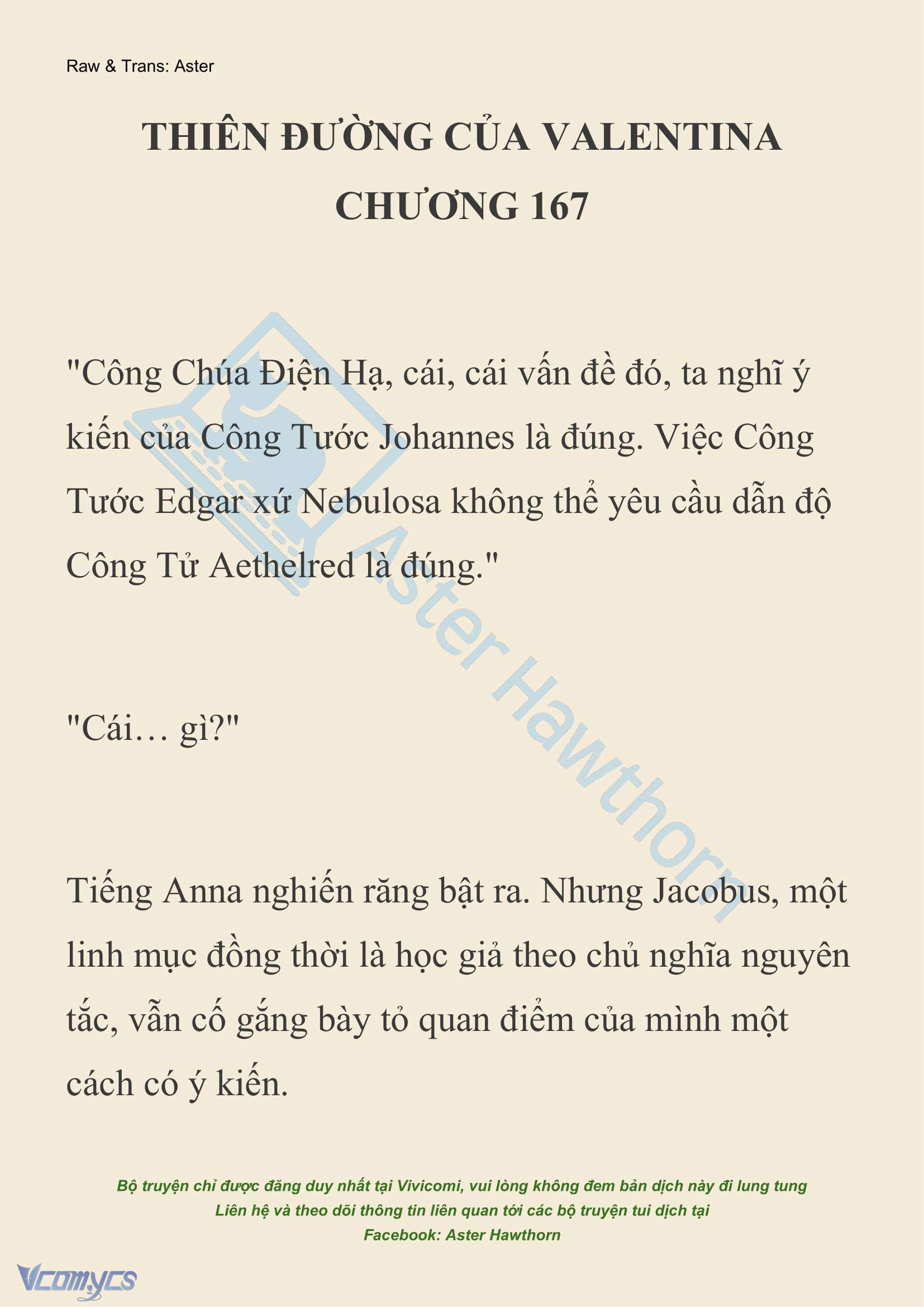 [NOVEL] Thiên Đường Của Valentina Chapter 167 - Trang 2