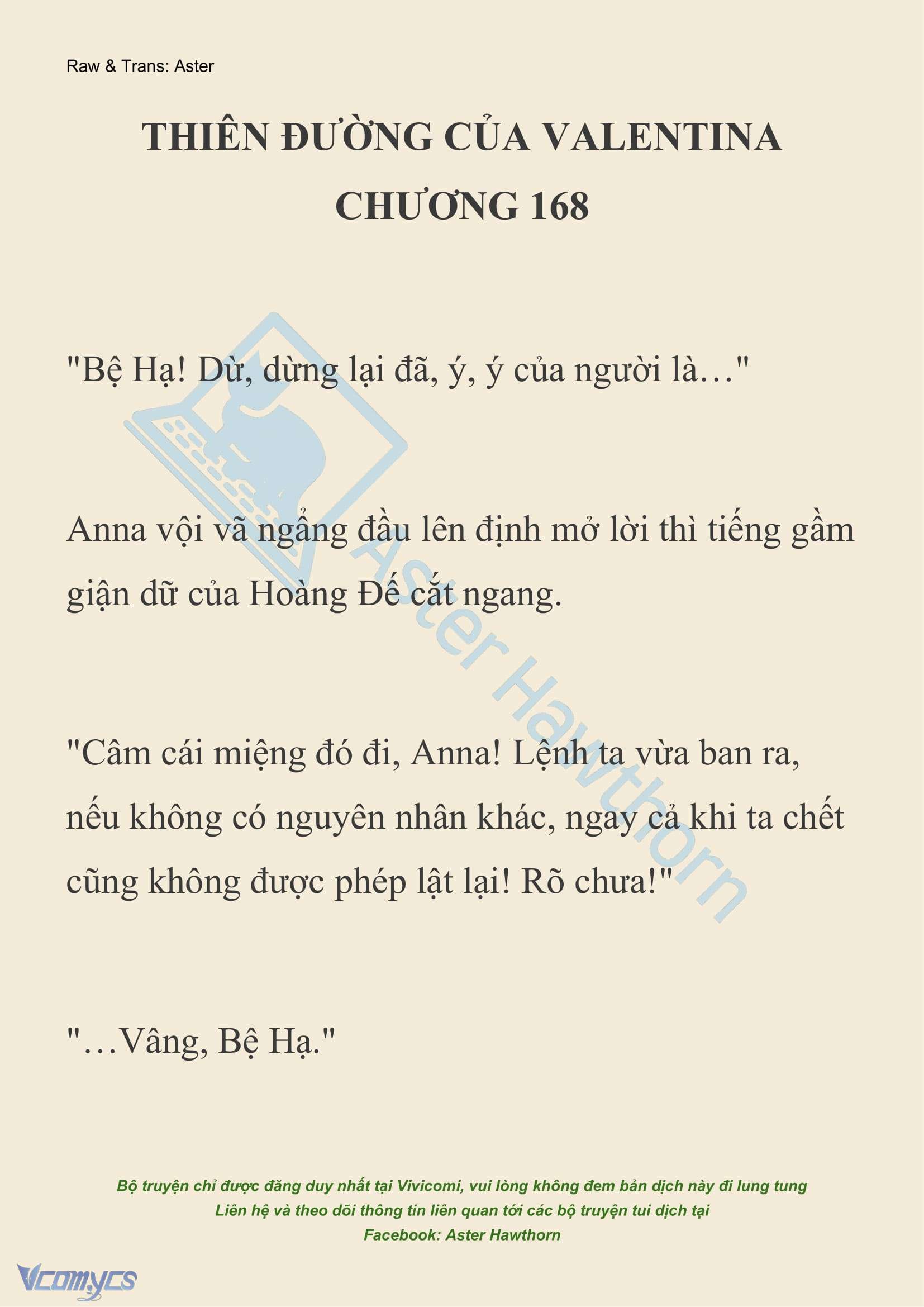 [NOVEL] Thiên Đường Của Valentina Chapter 168 - Trang 2