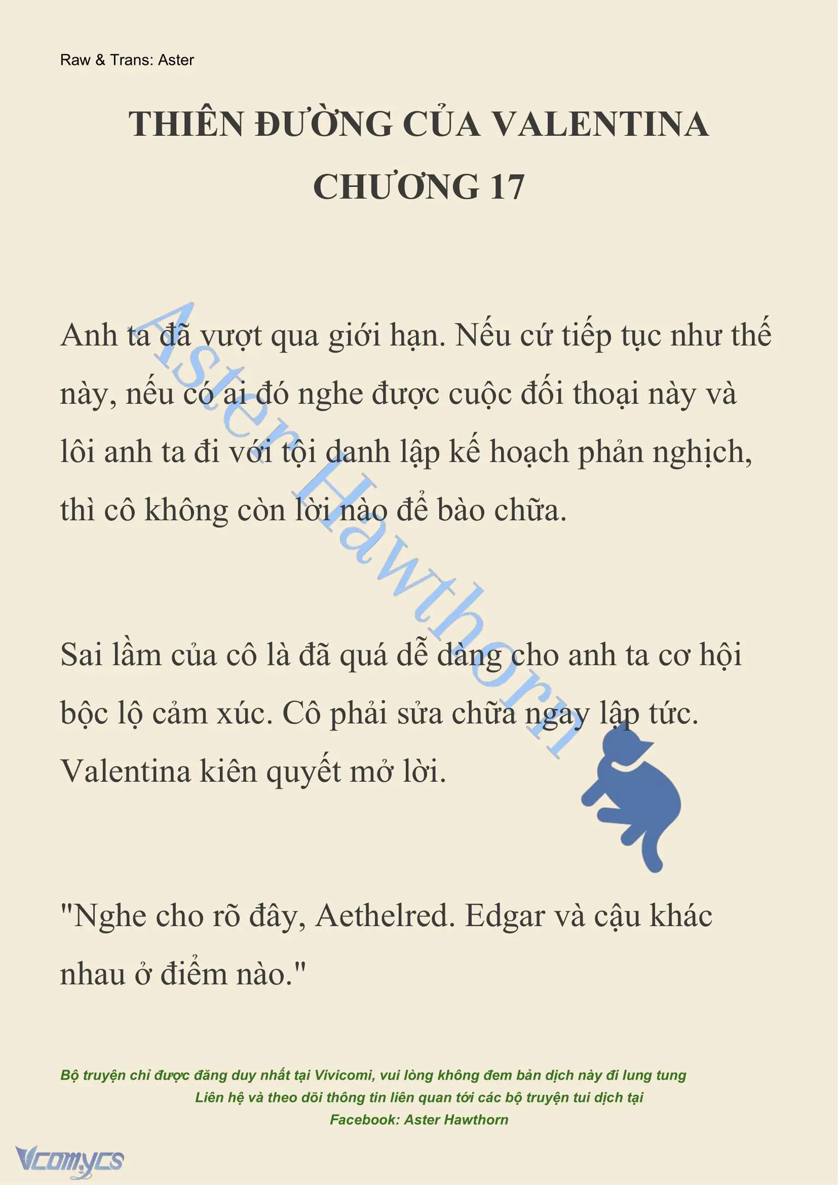 [NOVEL] Thiên Đường Của Valentina Chapter 17 - Trang 3