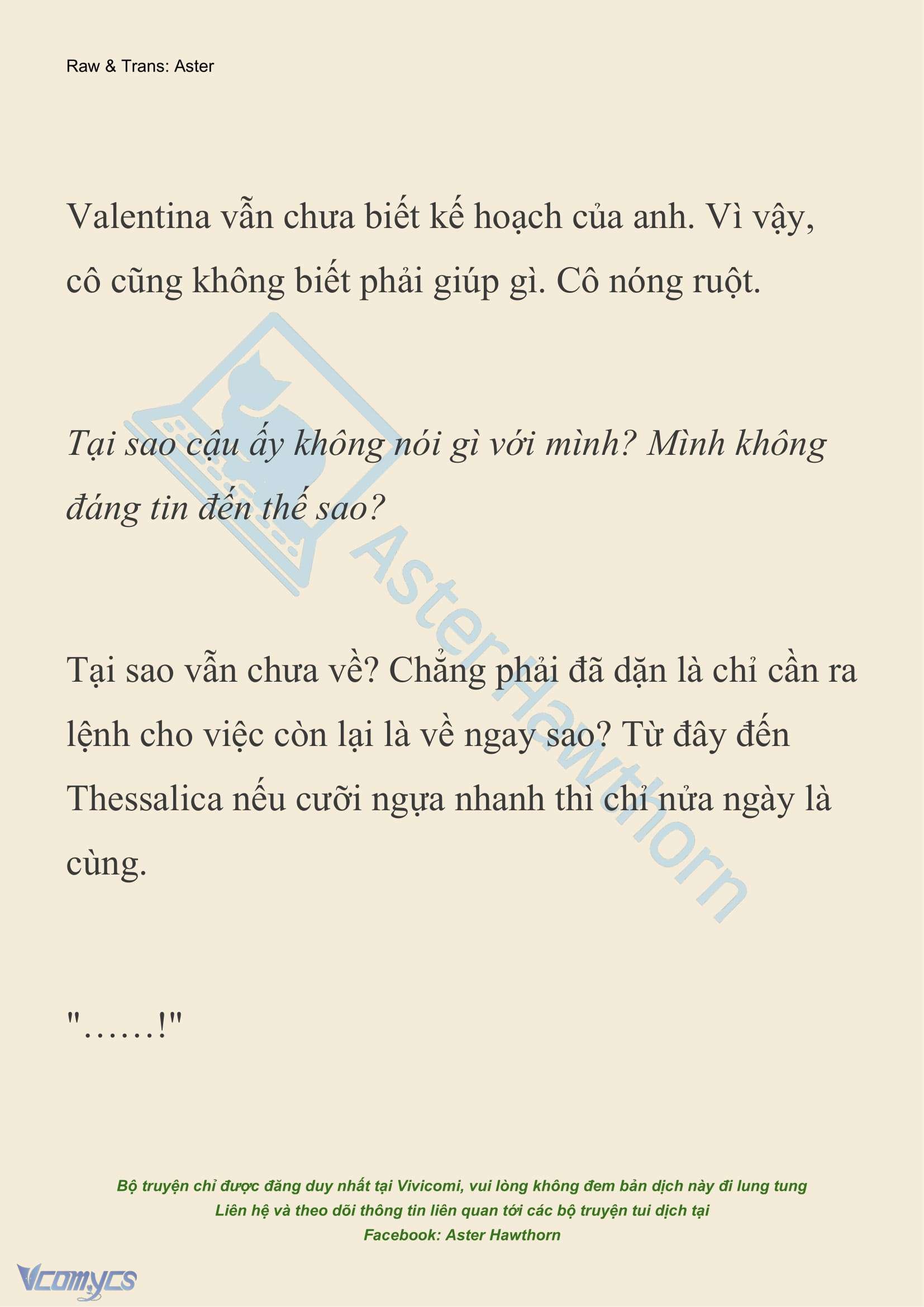[NOVEL] Thiên Đường Của Valentina Chapter 176 - Trang 10