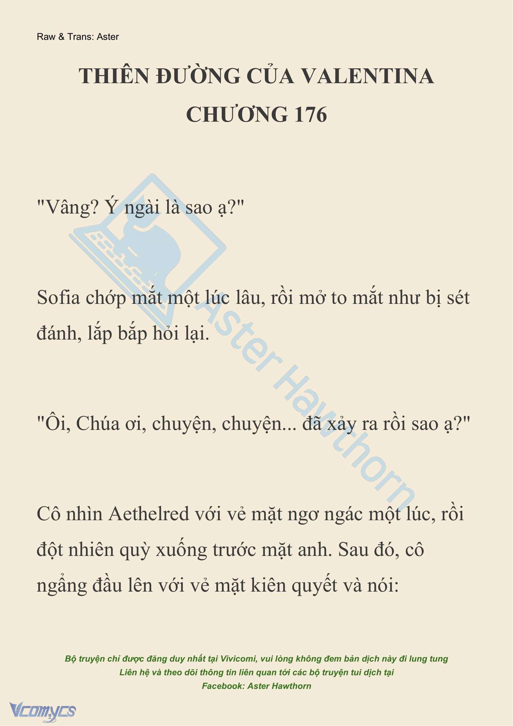 [NOVEL] Thiên Đường Của Valentina Chapter 176 - Trang 2