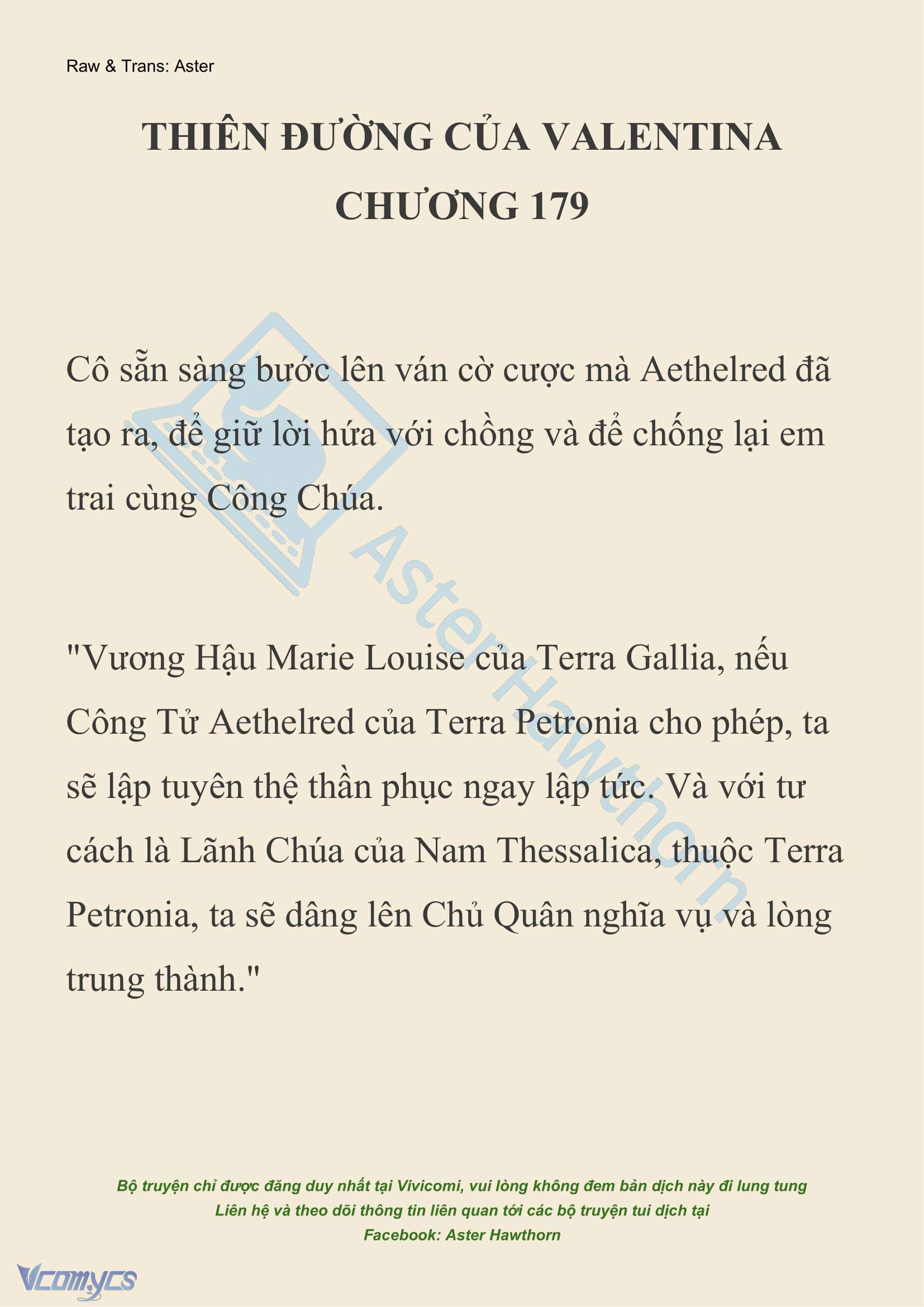 [NOVEL] Thiên Đường Của Valentina Chapter 179 - Trang 2