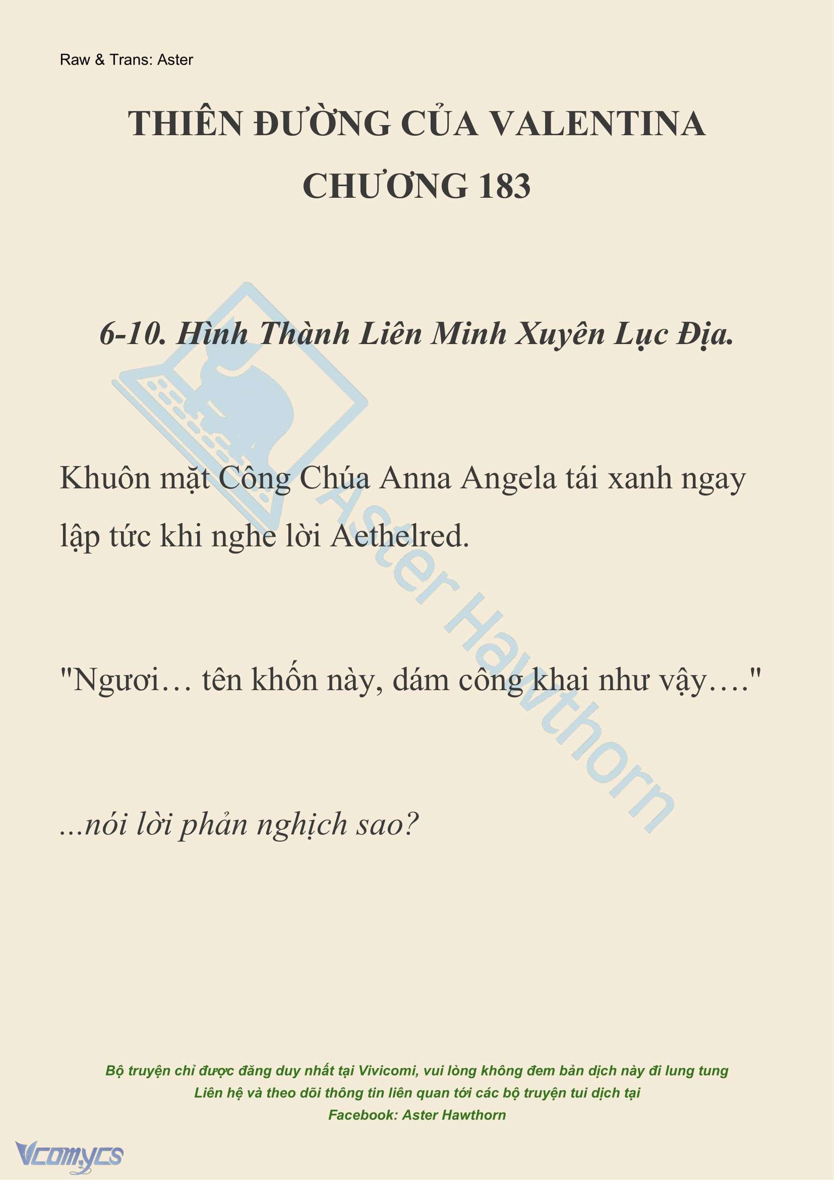 [NOVEL] Thiên Đường Của Valentina Chapter 183 - Trang 2