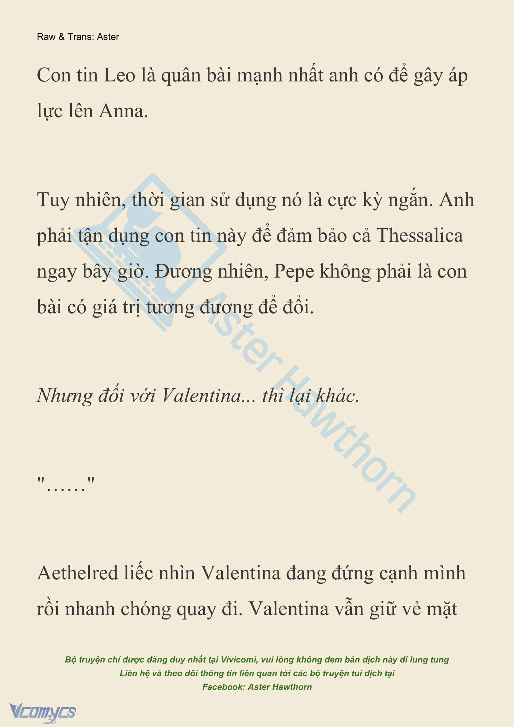 [NOVEL] Thiên Đường Của Valentina Chapter 184 - Trang 5