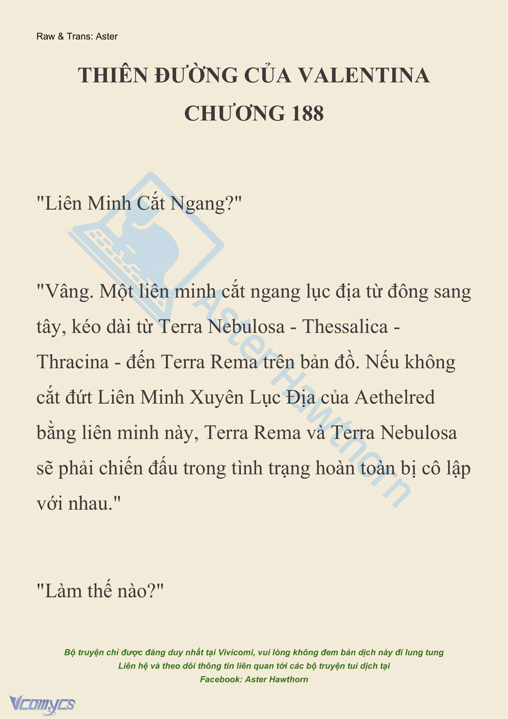 [NOVEL] Thiên Đường Của Valentina Chapter 188 - Trang 2