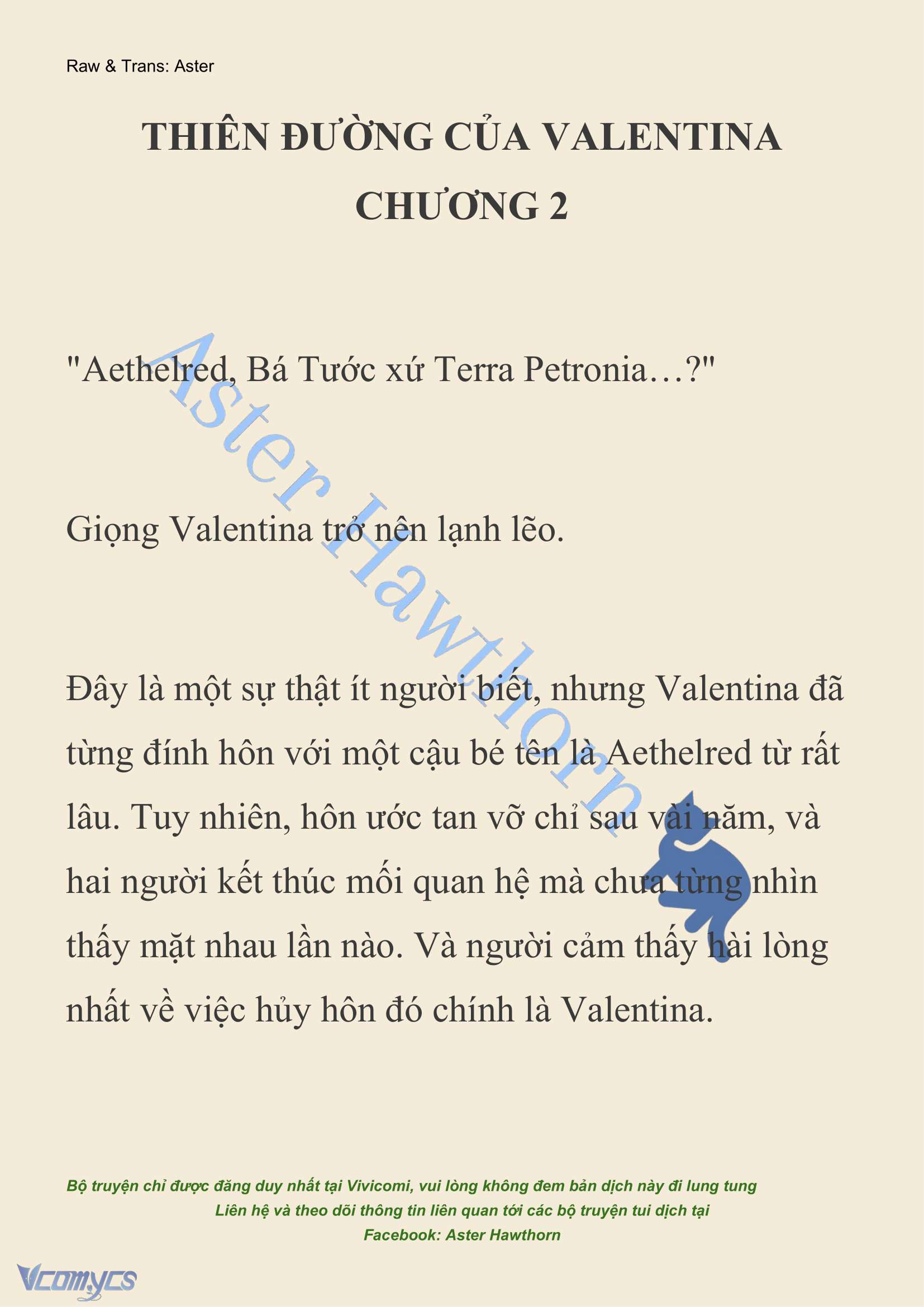 [NOVEL] Thiên Đường Của Valentina Chapter 2 - Trang 3