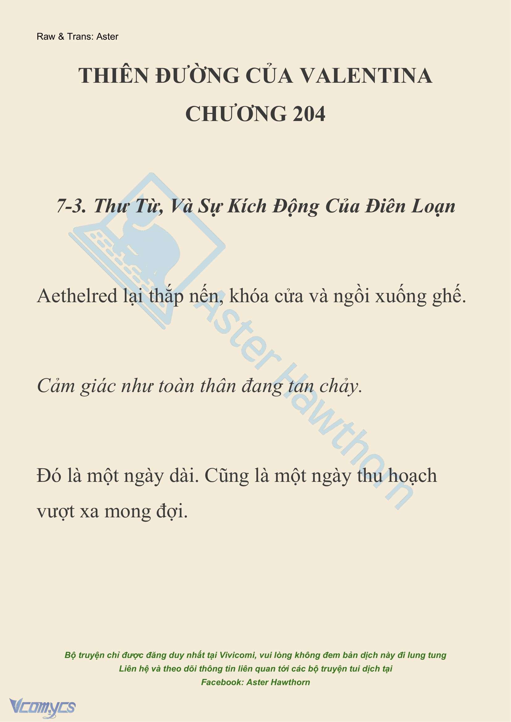 [NOVEL] Thiên Đường Của Valentina Chapter 204 - Trang 2