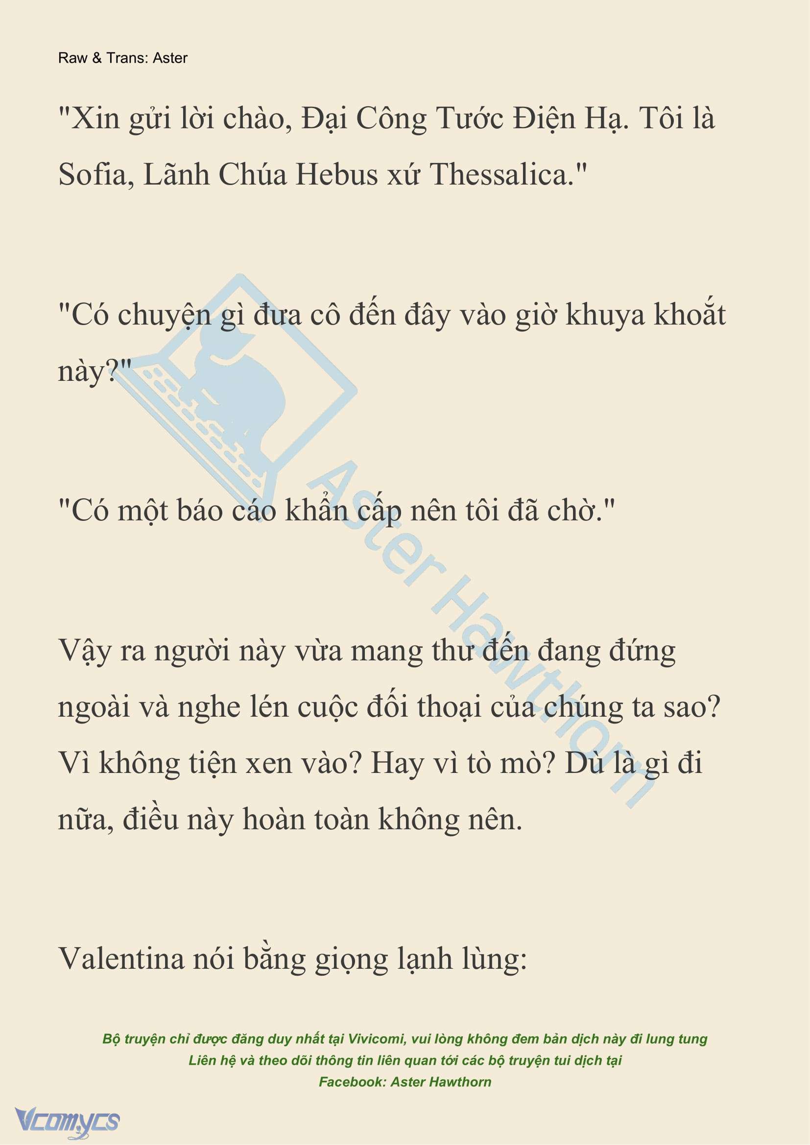 [NOVEL] Thiên Đường Của Valentina Chapter 206 - Trang 3