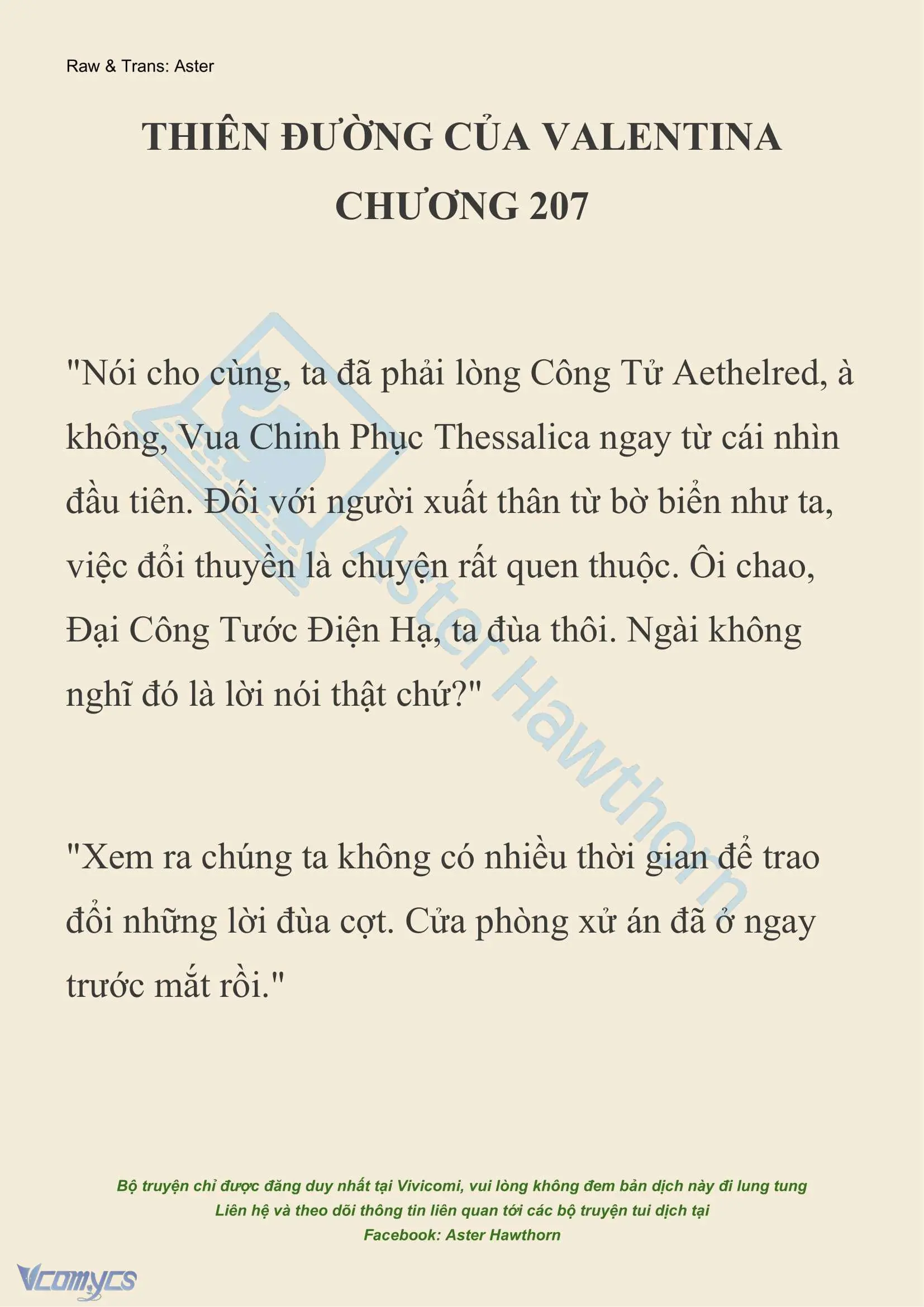 [NOVEL] Thiên Đường Của Valentina Chapter 207 - Trang 2