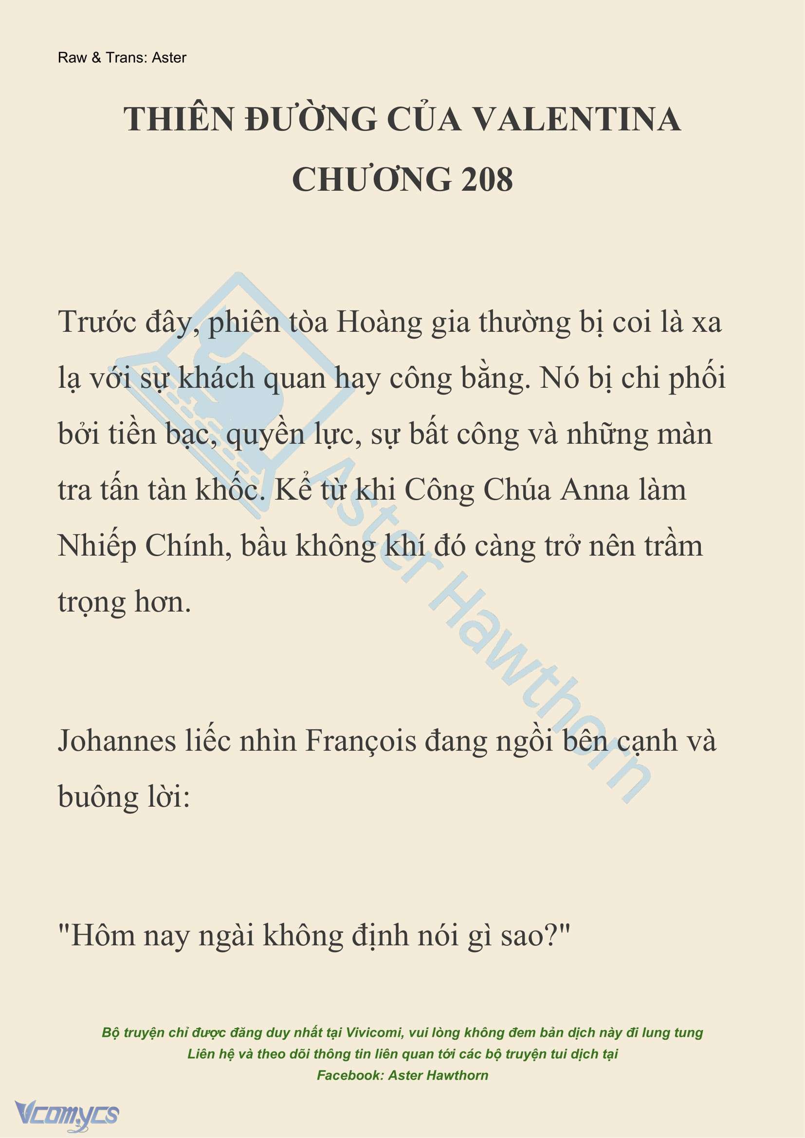 [NOVEL] Thiên Đường Của Valentina Chapter 208 - Trang 2