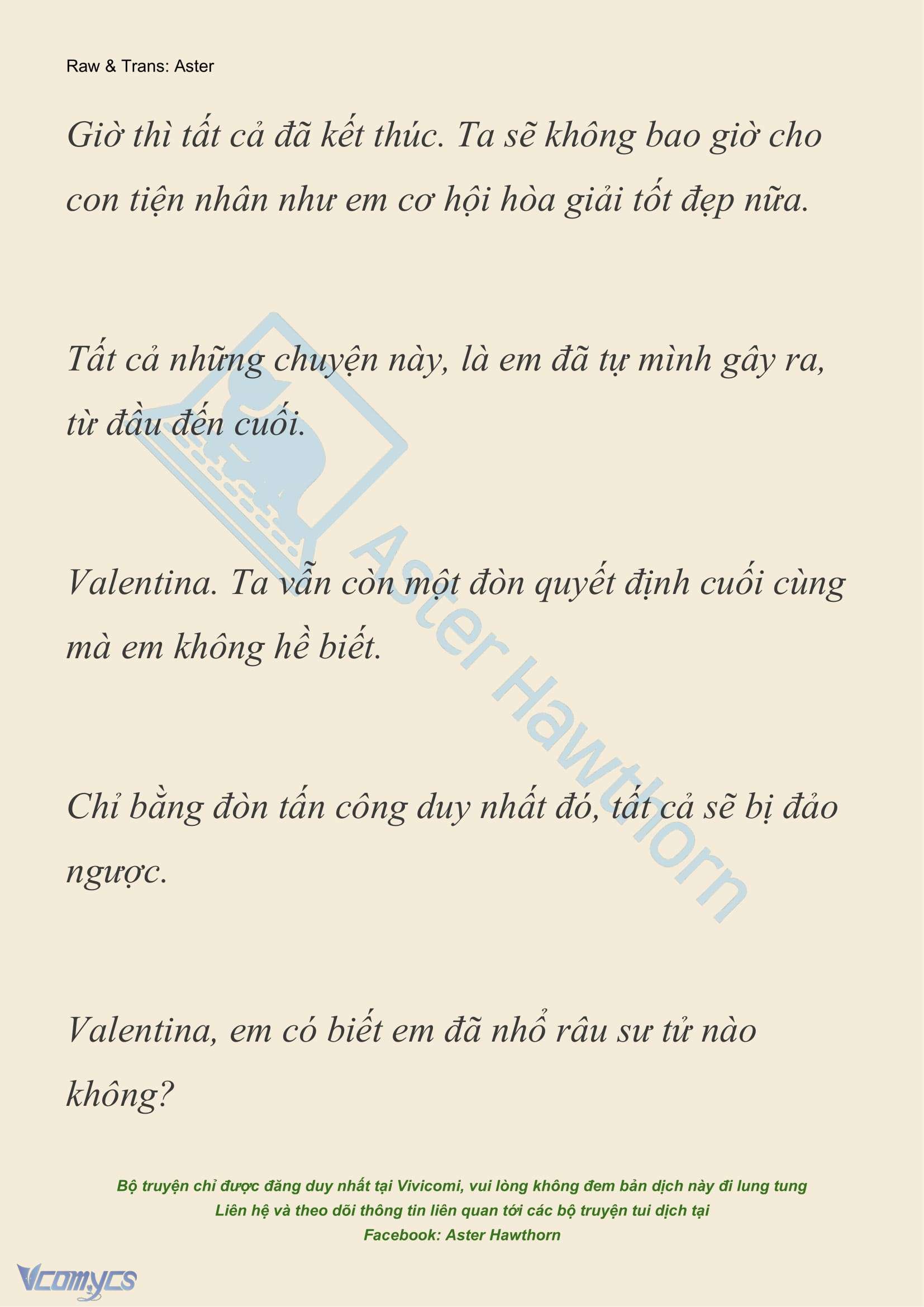 [NOVEL] Thiên Đường Của Valentina Chapter 208 - Trang 21