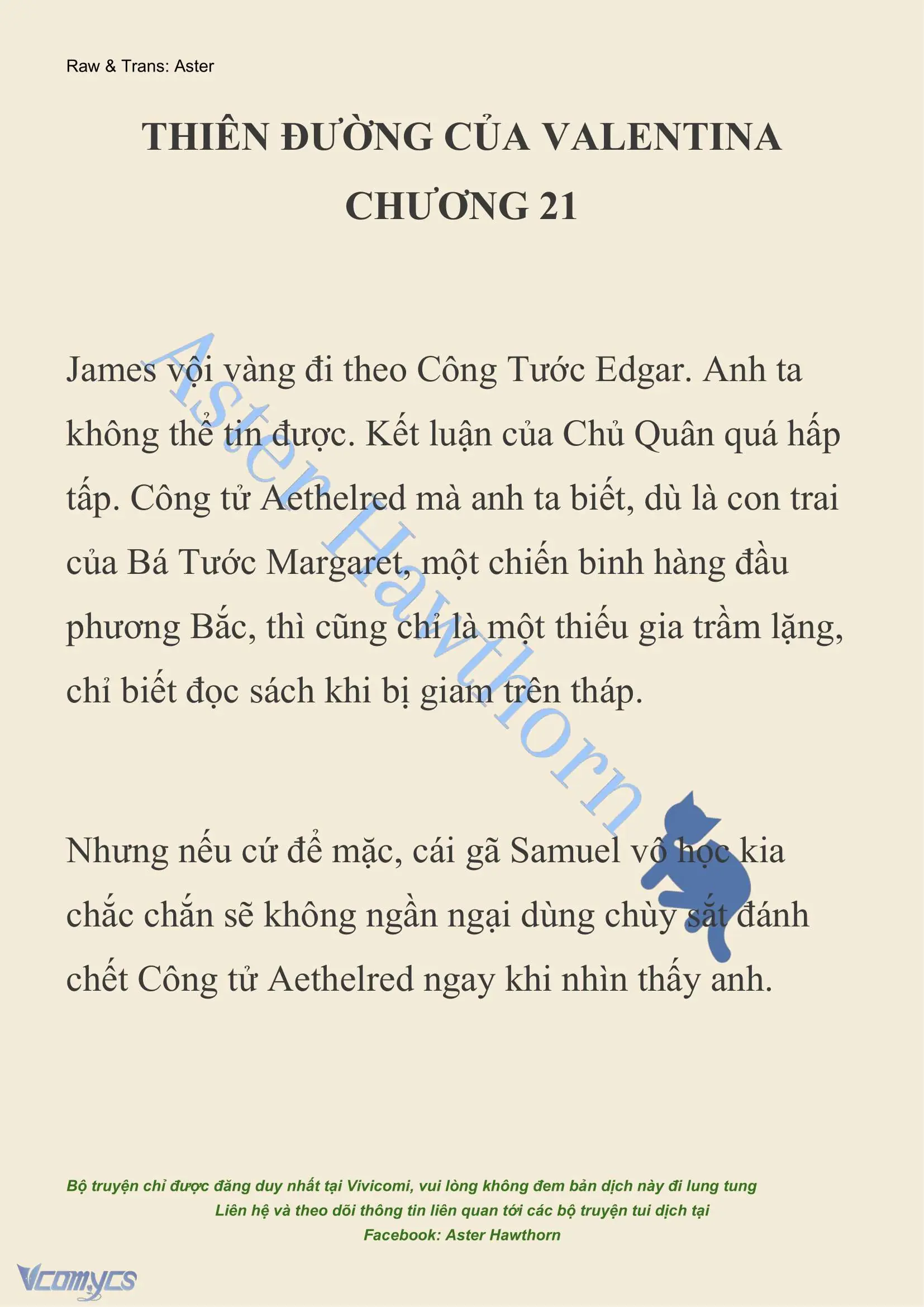 [NOVEL] Thiên Đường Của Valentina Chapter 21 - Trang 3