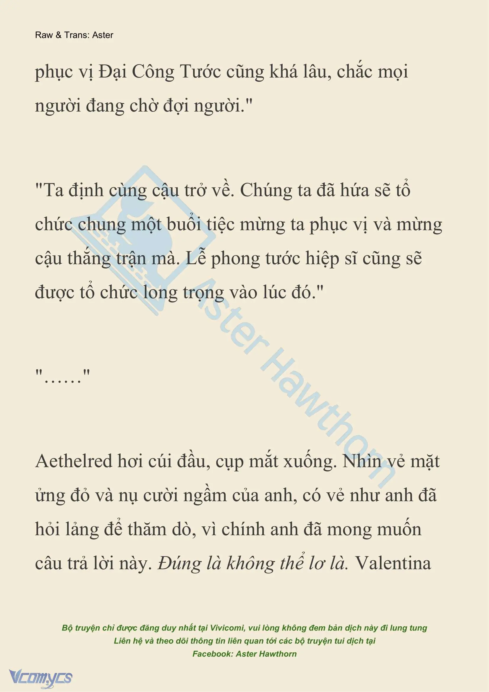 [NOVEL] Thiên Đường Của Valentina Chapter 210 - Trang 3