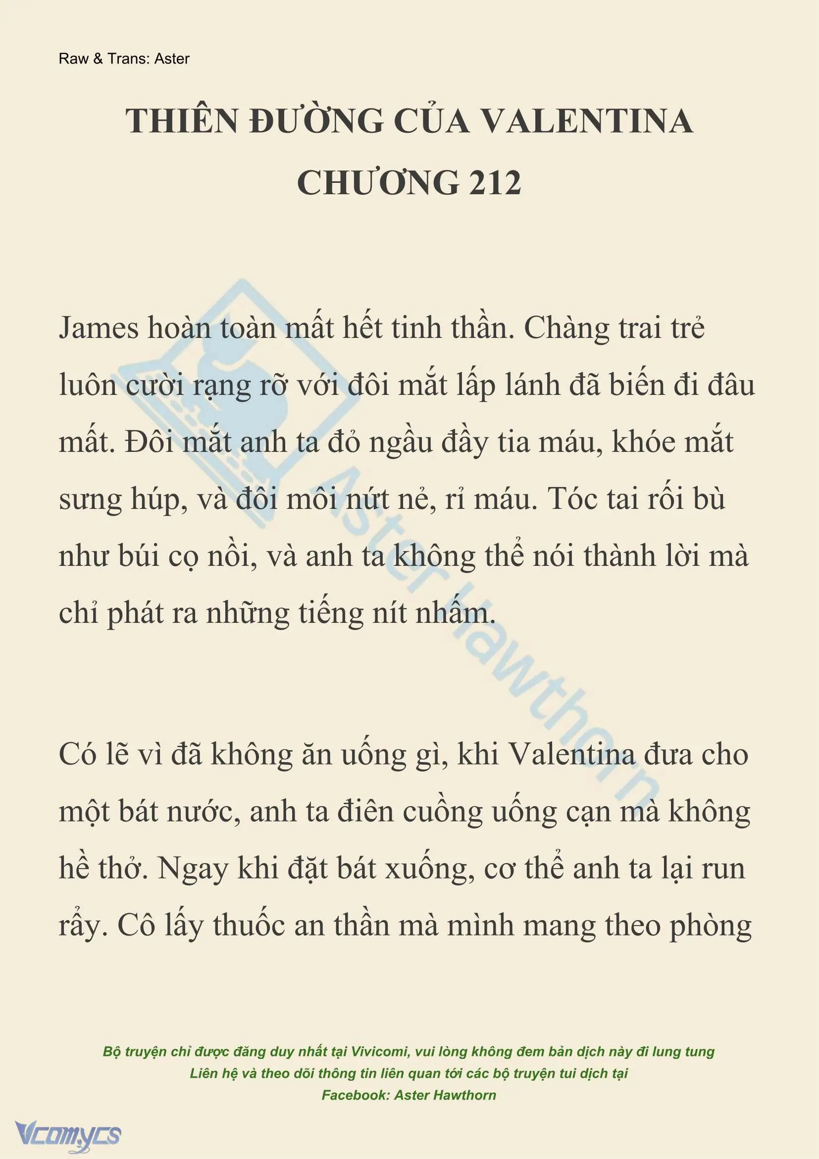 [NOVEL] Thiên Đường Của Valentina Chapter 212 - Trang 2